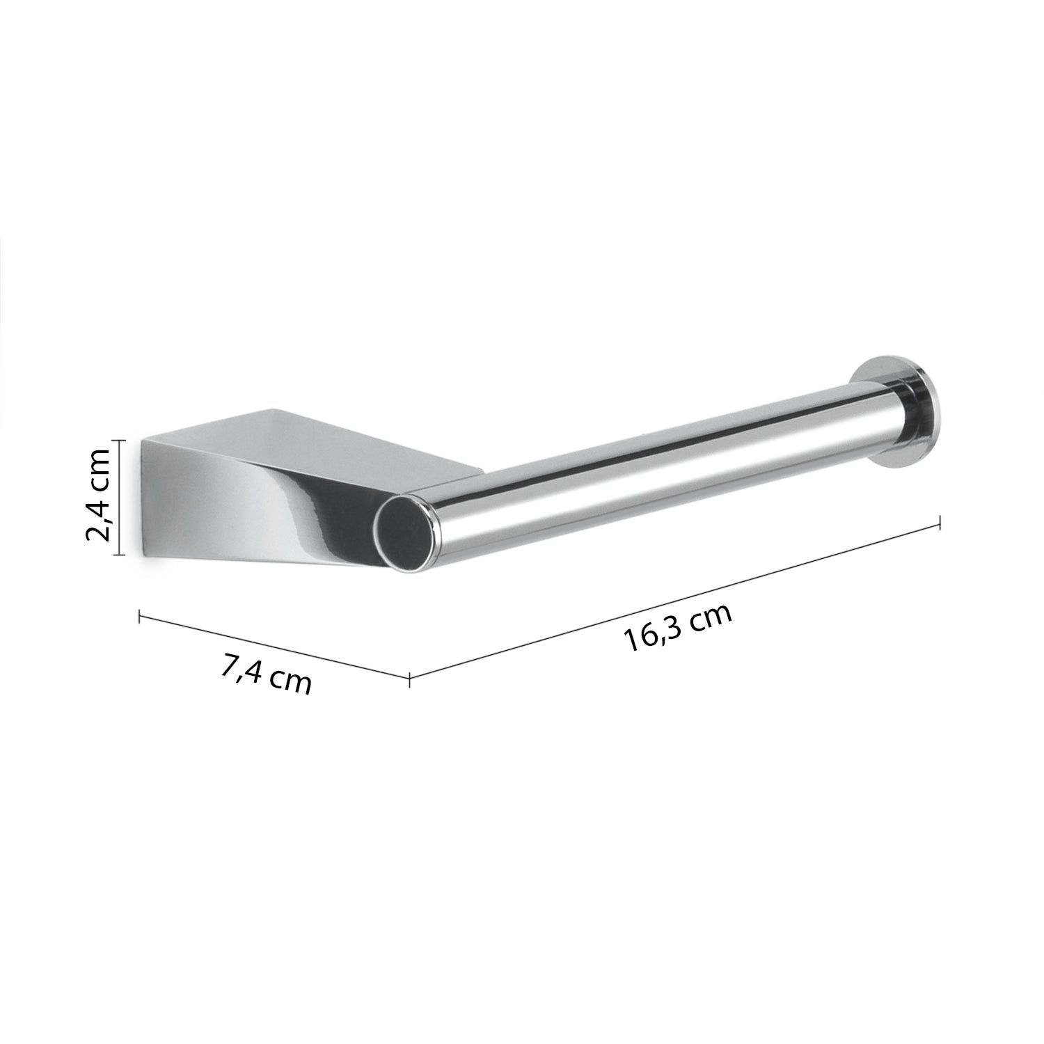 Portarotolo a parete in Acciaio Inox Gedy modello Tonale - Cromato
