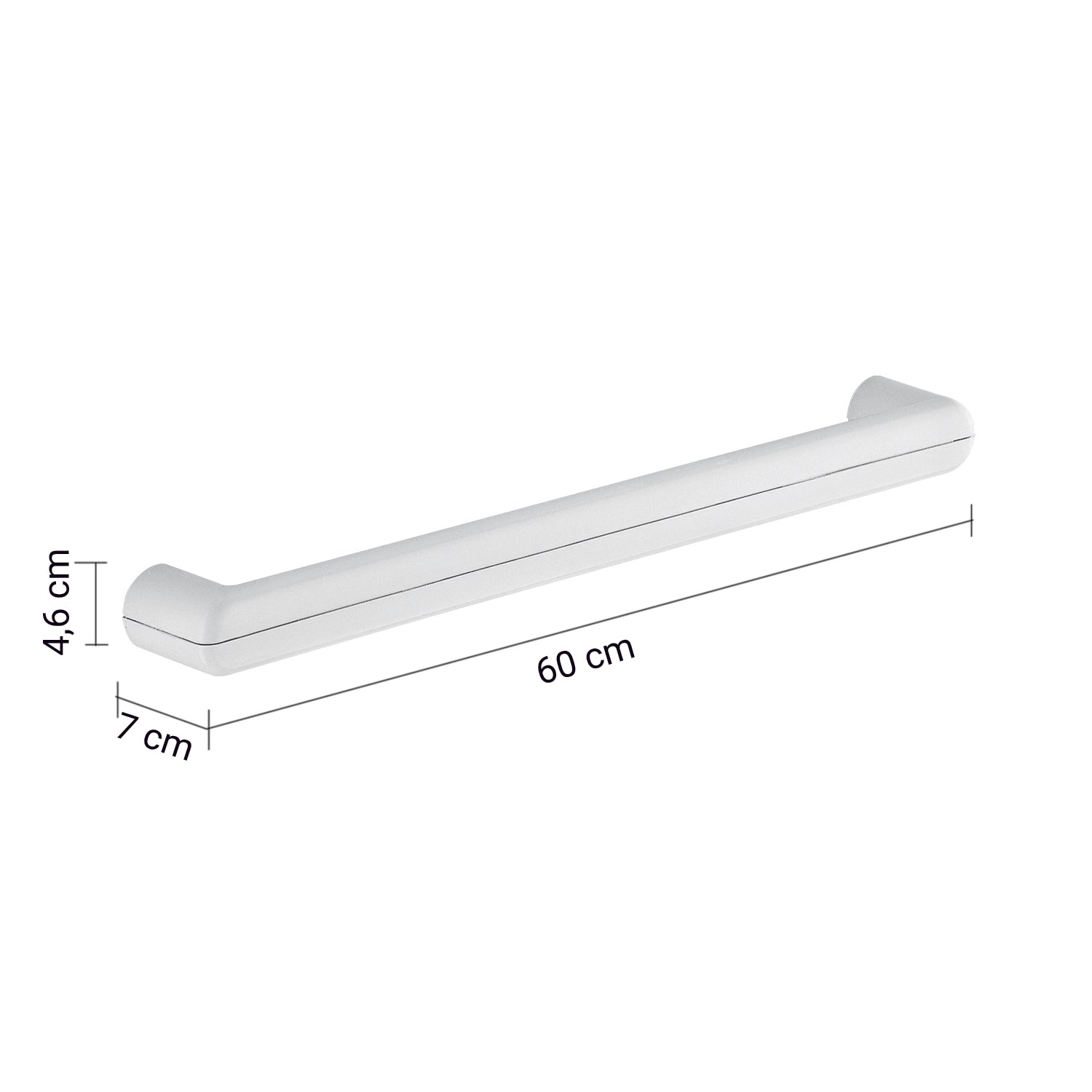 Porta asciugamani 60 cm di Gedy serie 2900 - Bianco by CeramicStore | Lo specialista del tuo bagno