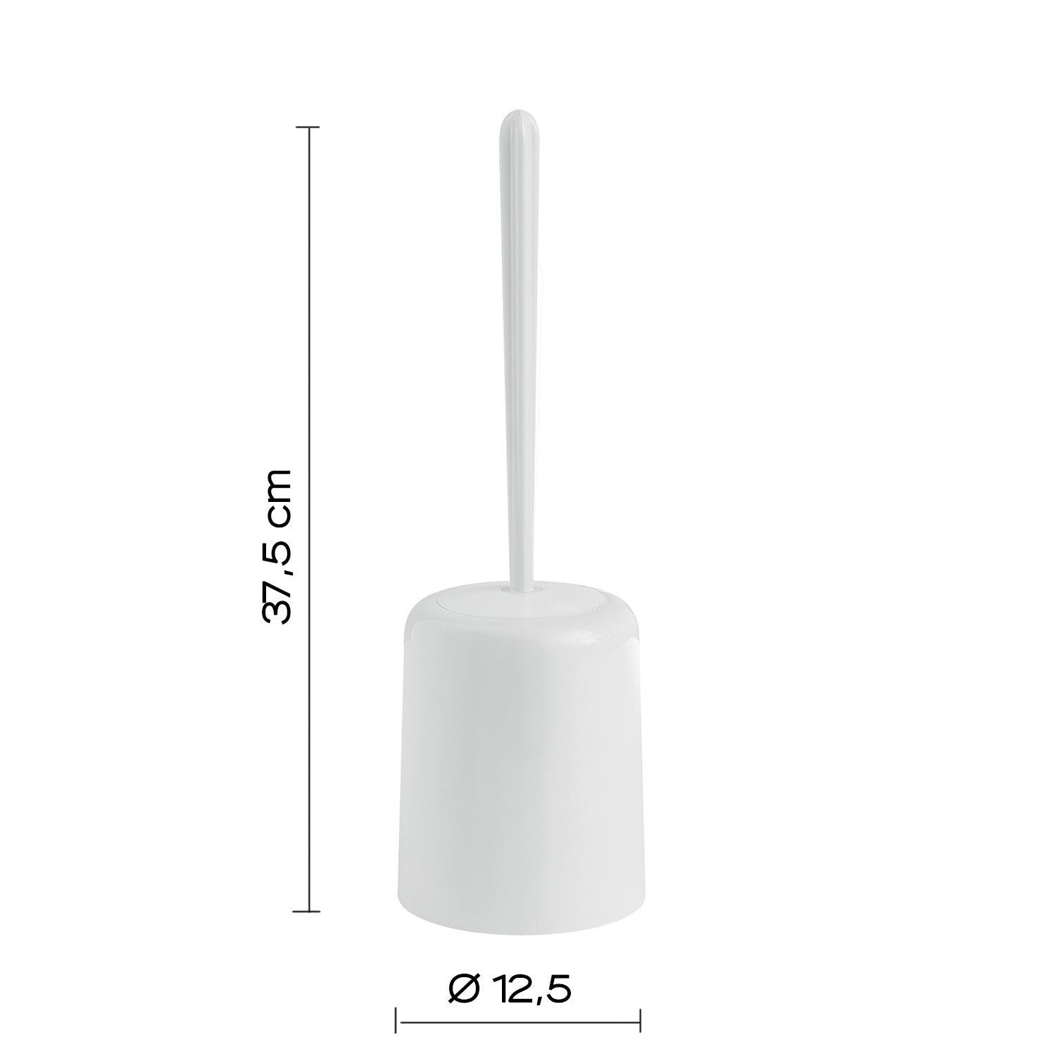 Scopino da appoggio con ciuffo in setole di Gedy serie Junior - Bianco by CeramicStore | Lo specialista del tuo bagno