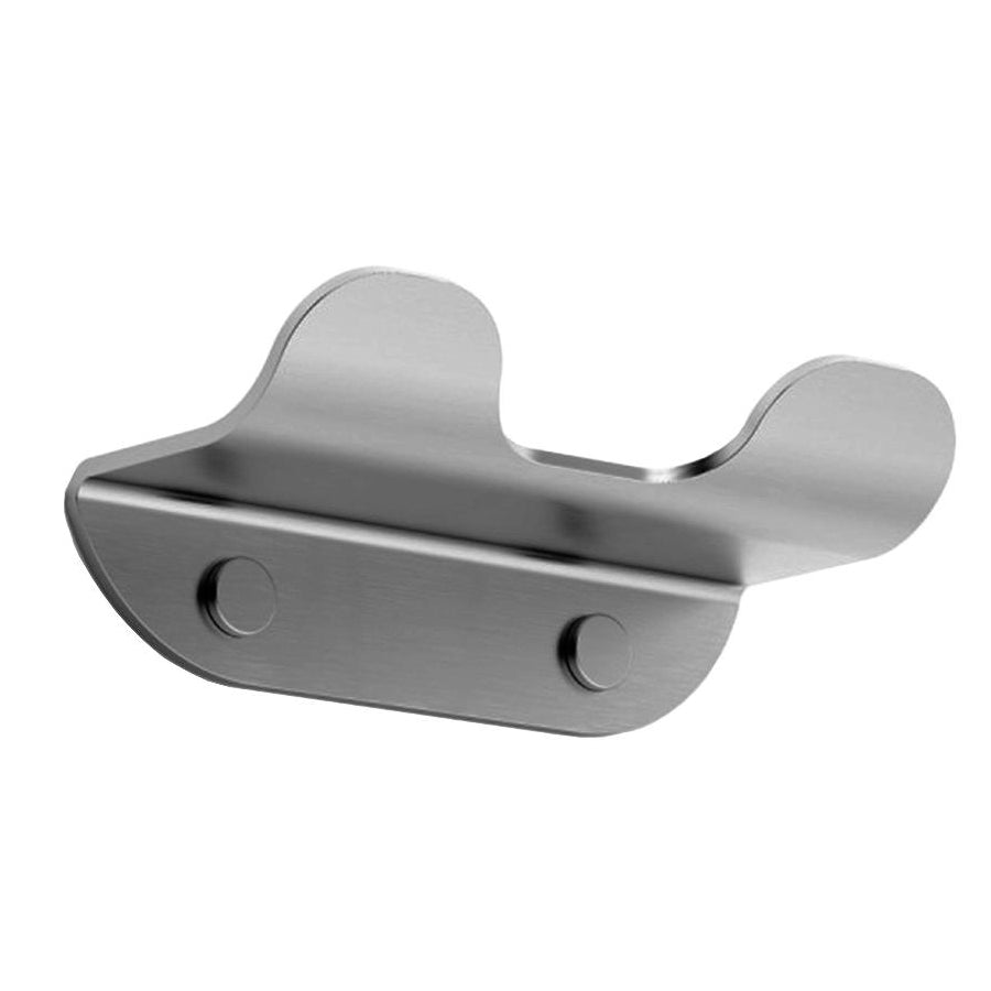 Doppio appendino a parete in acciaio 316 satinato Lineabeta collezione Roersa by CeramicStore | Lo specialista del tuo bagno