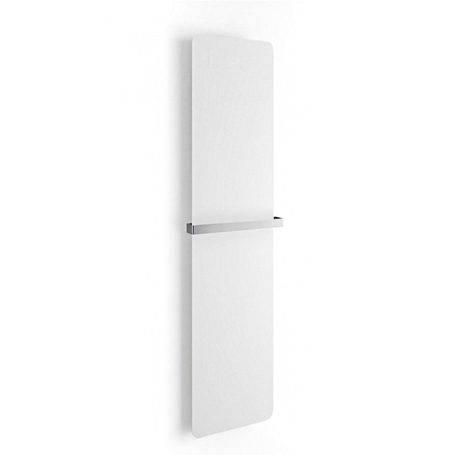 Termoarredo elettrico a muro in acciaio al carbonio collezione Caligo di Lineabeta colore bianco cm 47x179 by CeramicStore | Lo specialista del tuo bagno