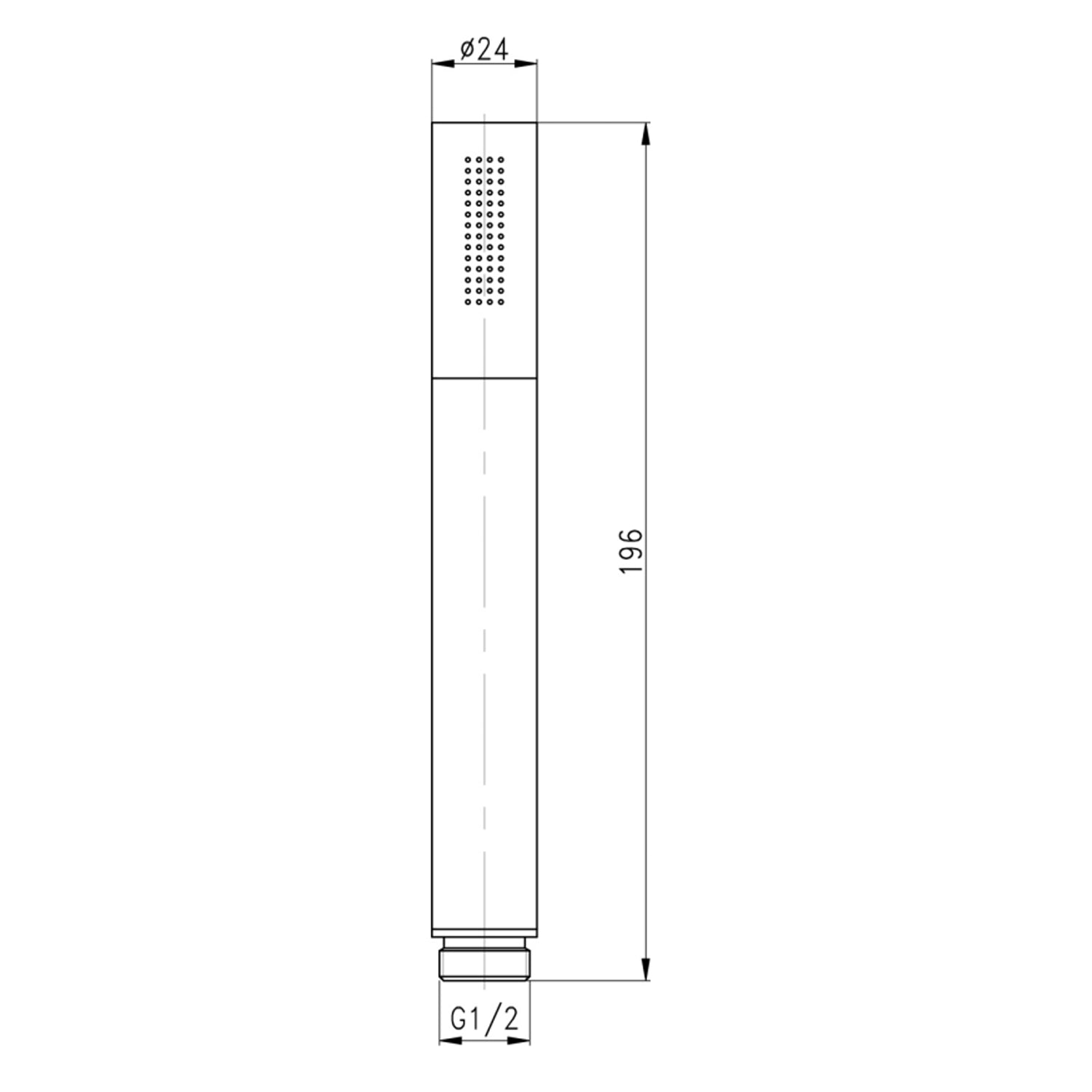 Set doccia tondo con soffione 25 cm, doccetta Judy, presa acqua e flessibile nero opaco Ares by CeramicStore | Lo specialista del tuo bagno