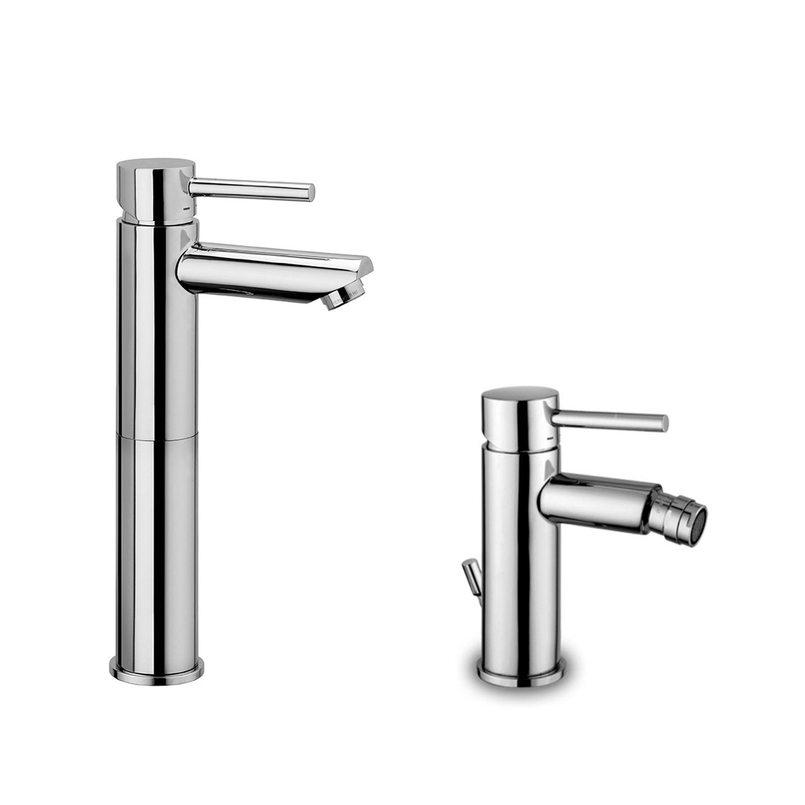 Set di miscelatori Paffoni Stick lavabo alto + bidet c/scarico by CeramicStore | Lo specialista del tuo bagno