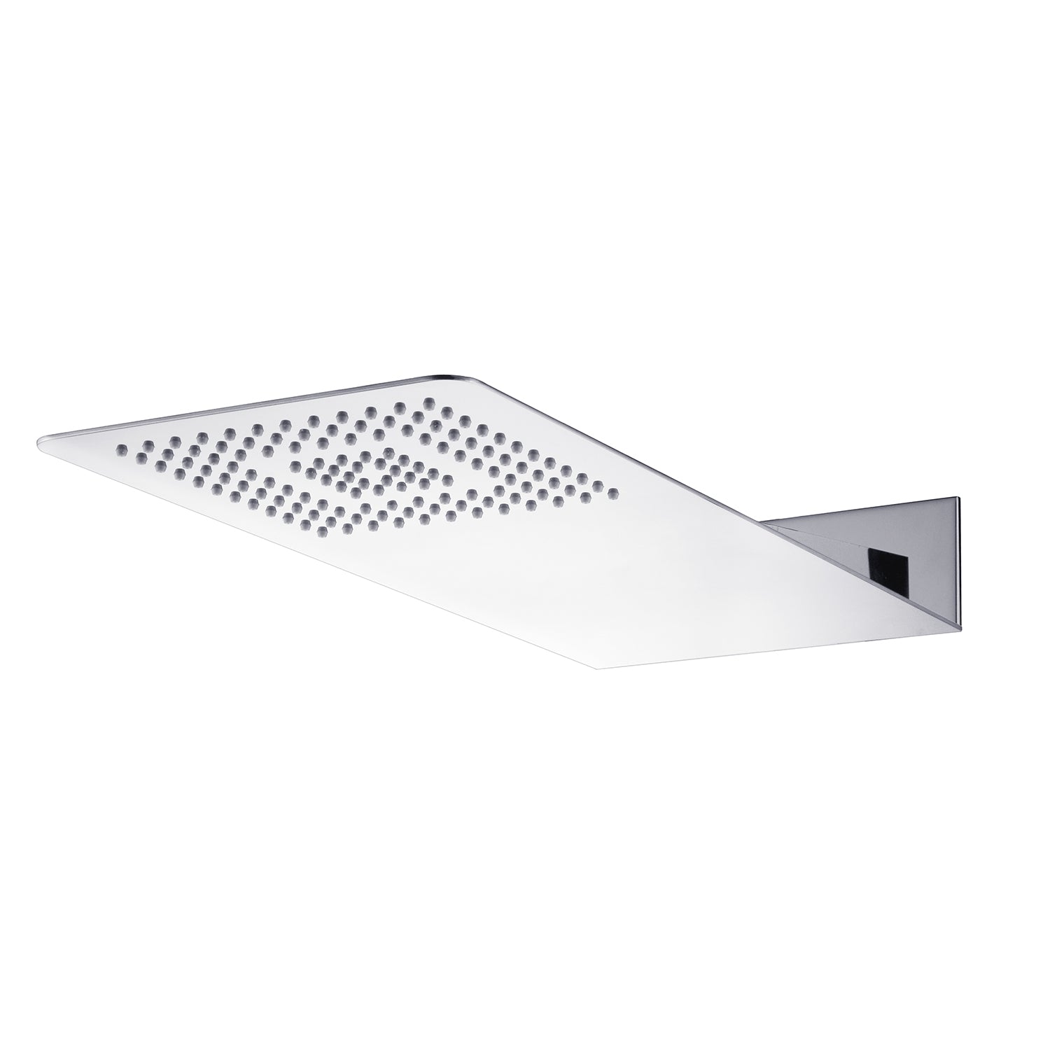 Composizione doccia soffione acciaio inox 50x22, set duplex e miscelatore termostatico by CeramicStore | Lo specialista del tuo bagno