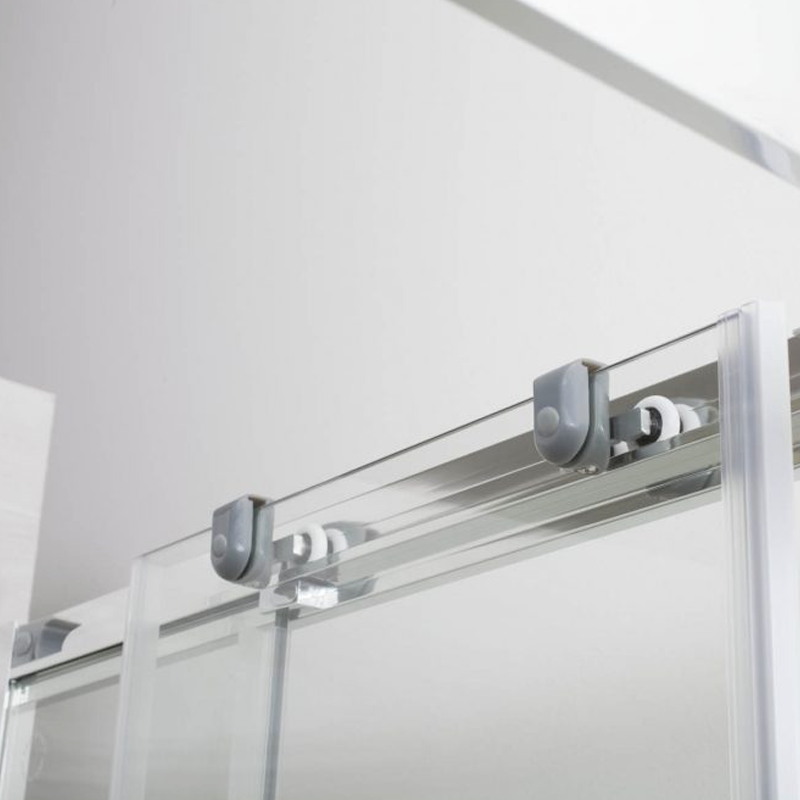 Box doccia semicircolare cm 80x80 Smart apertura scorrevole in cristallo temperato trasparente da 6 mm by CeramicStore | Lo specialista del tuo bagno