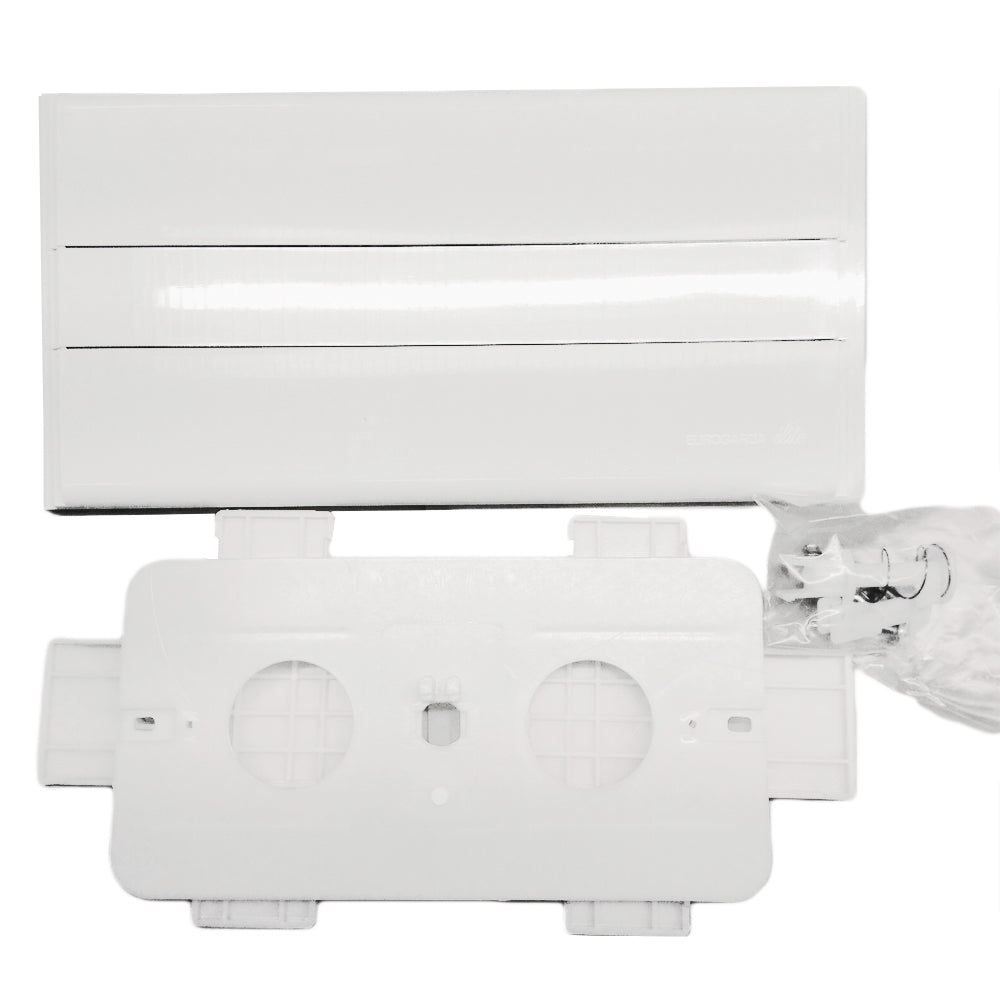 Placca comando bianco Elite con accessori per cassetta Kariba Eurogarda by CeramicStore | Lo specialista del tuo bagno