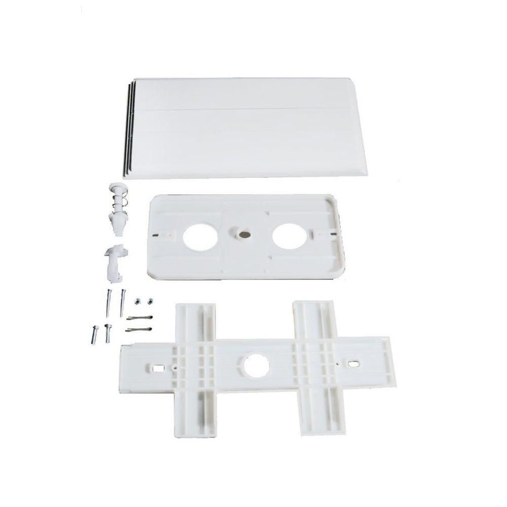 Placca comando bianco Elite con accessori per cassetta Kariba Eurogarda by CeramicStore | Lo specialista del tuo bagno