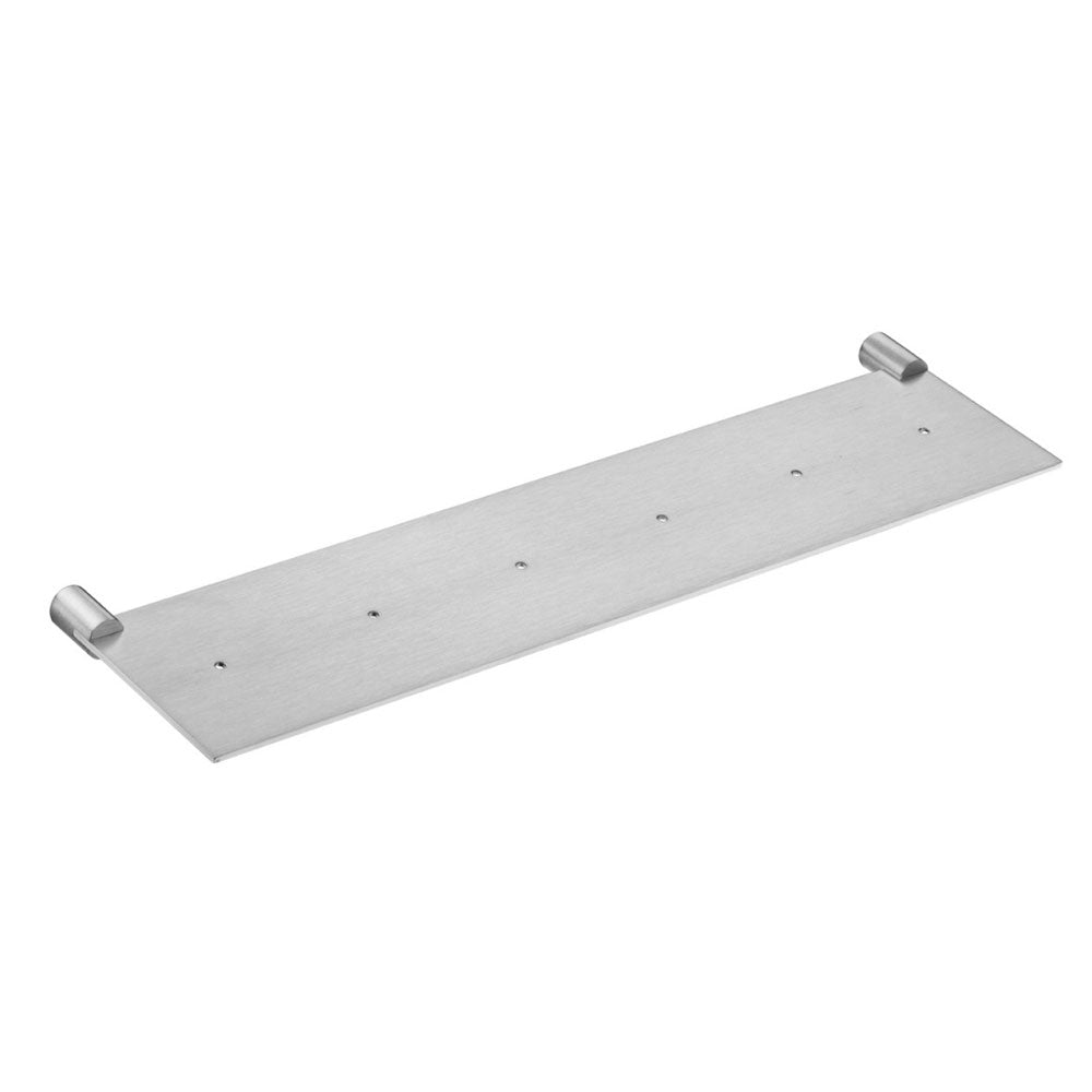 Mensola a muro in acciaio inox satinato della collezione 'Logic' by Cosmic 10,5x40x2 cm by CeramicStore | Lo specialista del tuo bagno