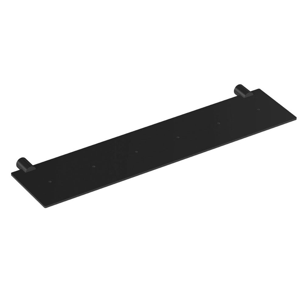 Mensola a muro in acciaio inossidabile della collezione 'Logic' by Cosmic 10,5x40x2 cm - Nera by CeramicStore | Lo specialista del tuo bagno