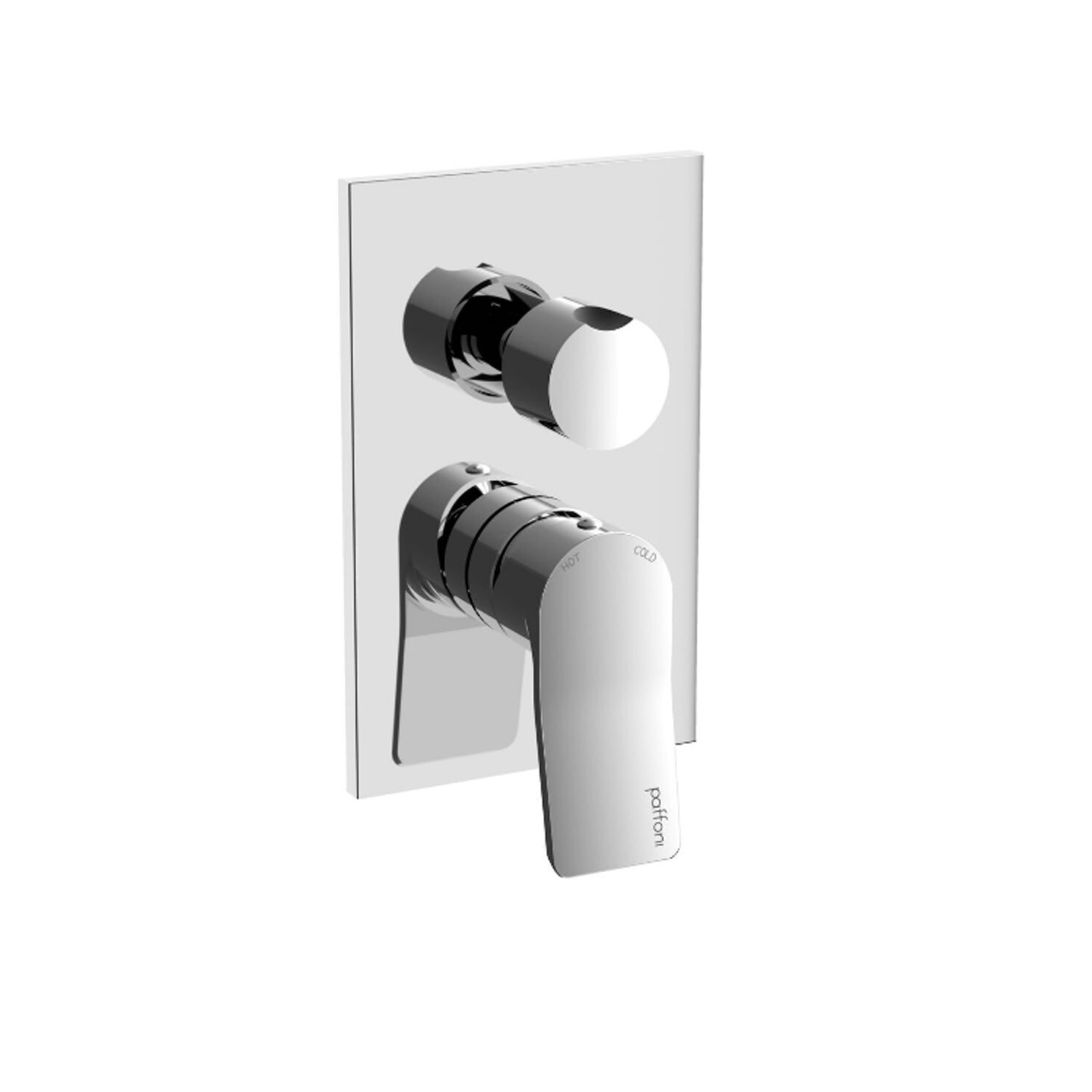 Kit doccia Paffoni serie Tilt con soffione con cascata, miscelatore e doccetta cromati by CeramicStore | Lo specialista del tuo bagno