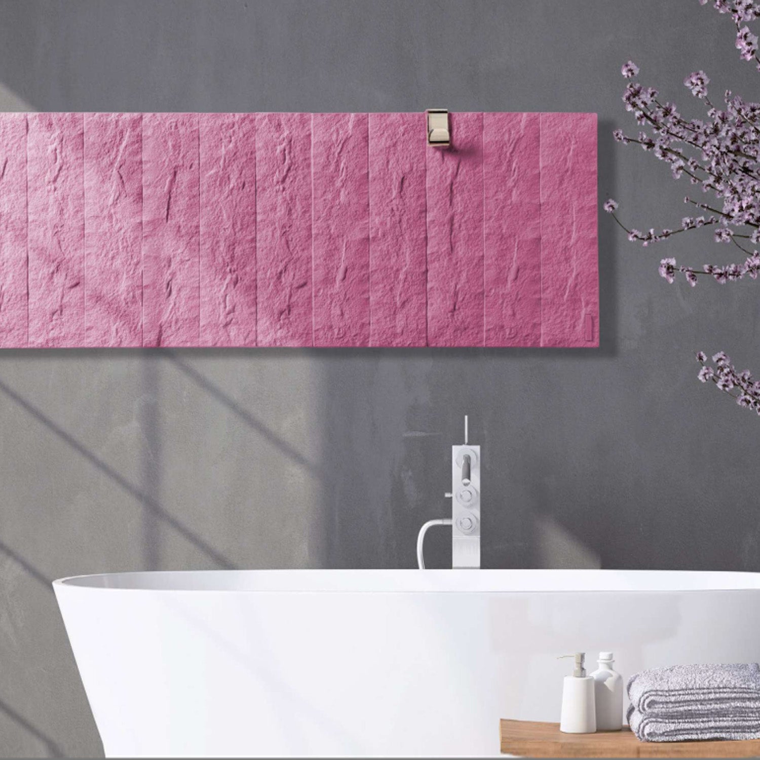 Termoarredo elettrico a piastra modello Toscana 110x55 cm - Bianco by CeramicStore | Lo specialista del tuo bagno