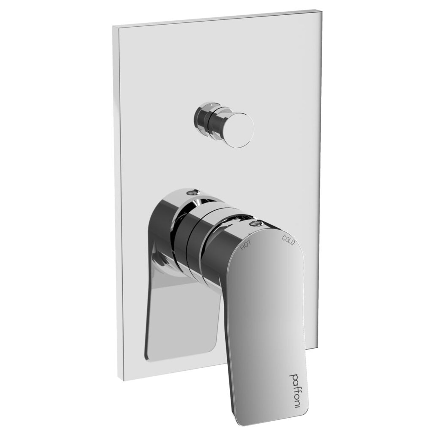 Kit doccia Paffoni serie Tilt con soffione miscelatore e doccetta cromati by CeramicStore | Lo specialista del tuo bagno