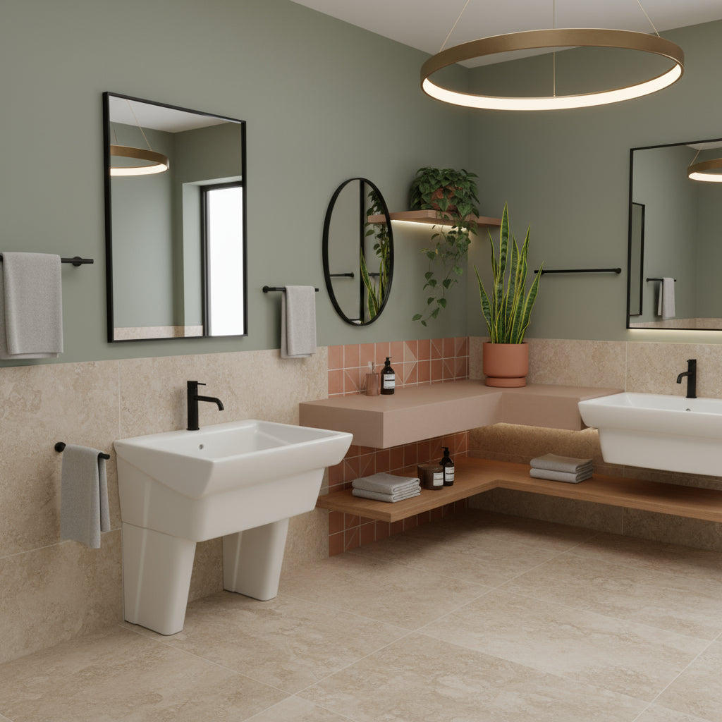 Lavatoio da appoggio modello Messico in ceramica 75x60 cm H. 35 cm by CeramicStore | Lo specialista del tuo bagno