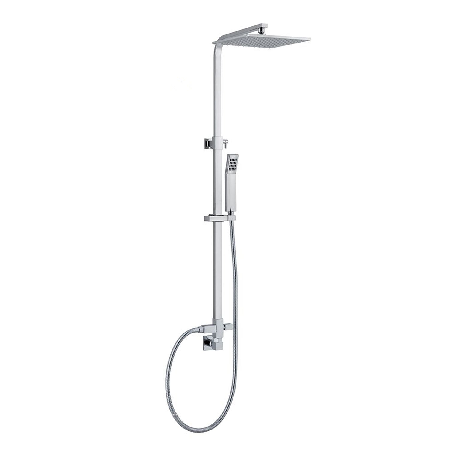 Colonna doccia 30x18mm con deviatore, soffione e presa acqua a muro by CeramicStore | Lo specialista del tuo bagno