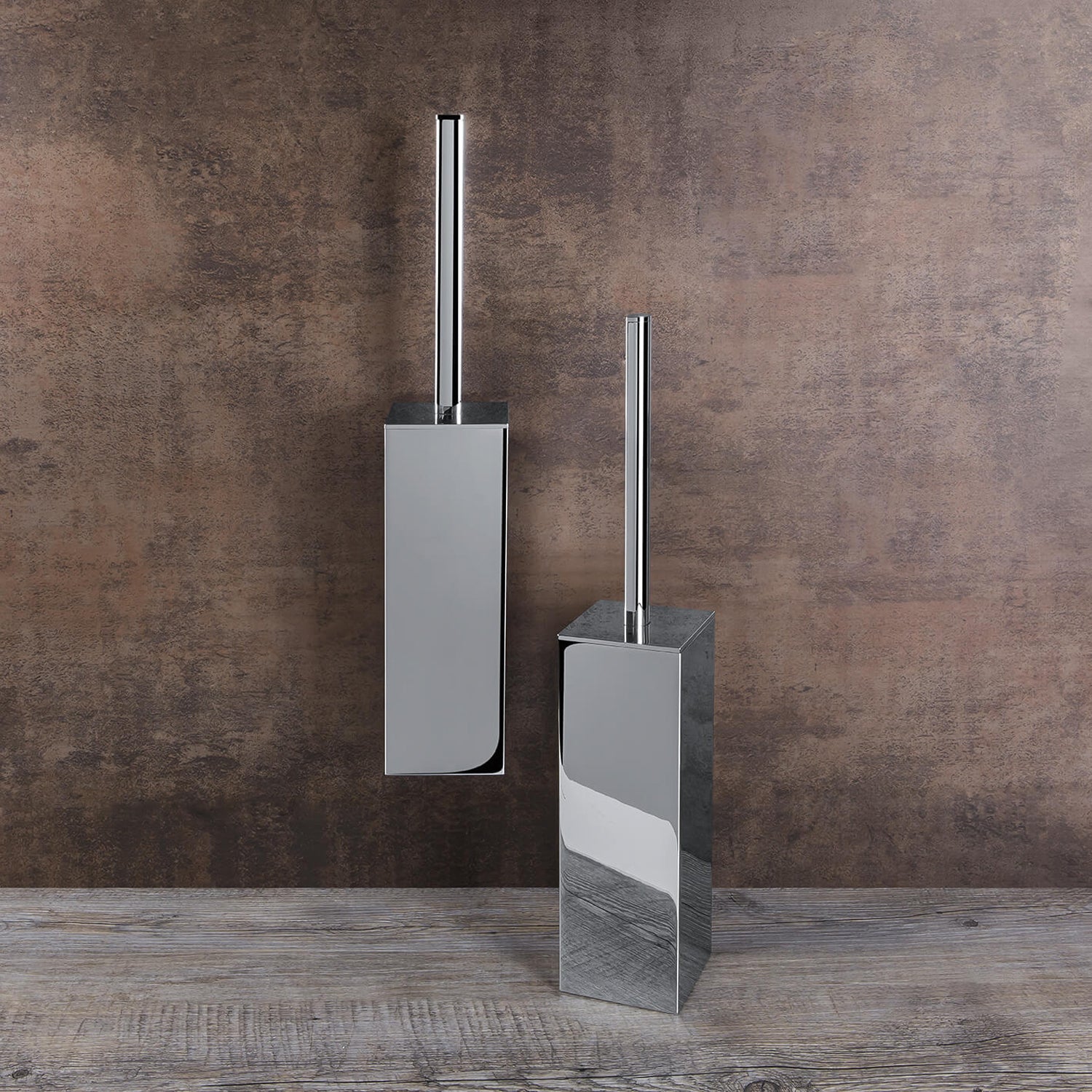 Porta scopino d'appoggio in abs collezione Lul๠di Colombo Design by CeramicStore | Lo specialista del tuo bagno