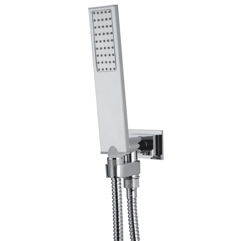 Soffione doccia Bossini Manhattan a 2 getti in acciaio inox con pioggia e cascata by CeramicStore | Lo specialista del tuo bagno
