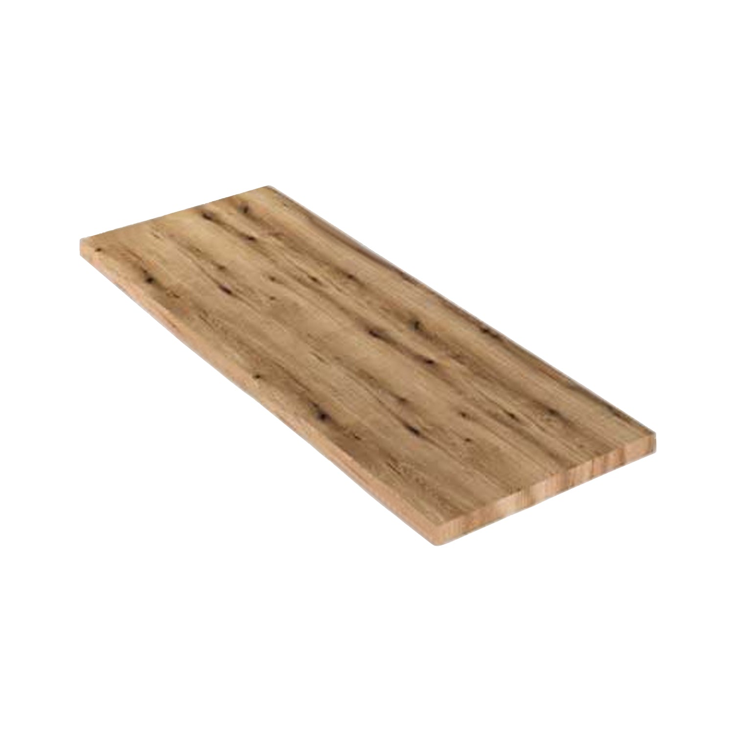 Mobile bagno a giorno con mensole 120 cm rovere naturale, lavabo d'appoggio e specchio led Cubi&Co Destiny 6 by CeramicStore | Lo specialista del tuo bagno