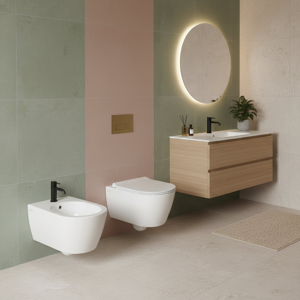 Sanitari sospesi collezione Tiara cm 36x53