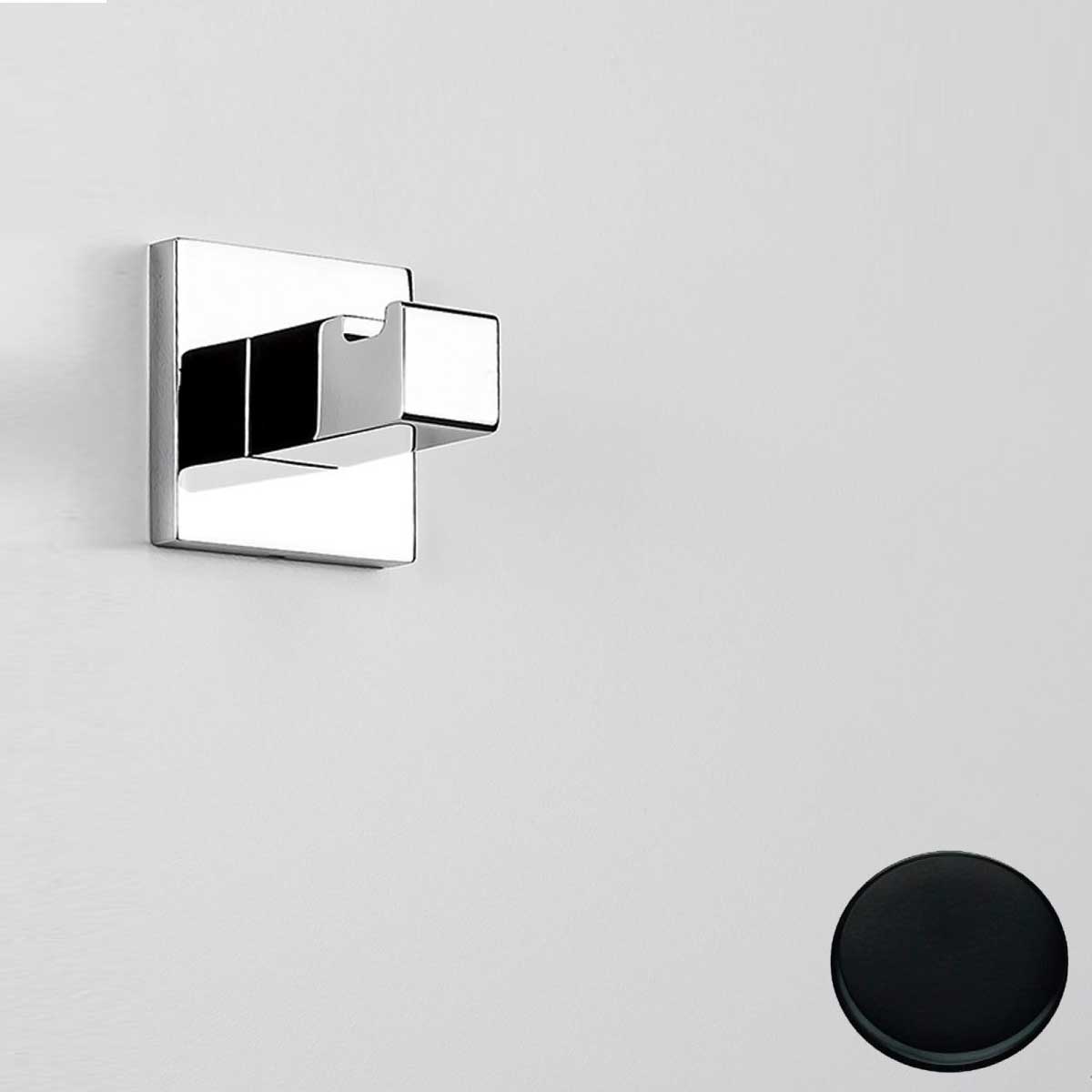 Appenditutto da bagno di forma squadrata Nero Opaco Colombo Design collezione BasicQ Con fissaggio a tassello by CeramicStore | Lo specialista del tuo bagno