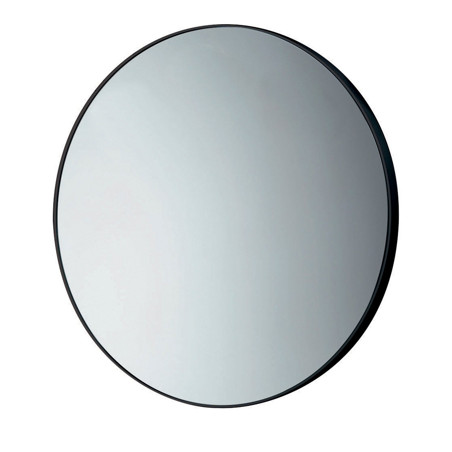 Specchio diametro 60 cm di Gedy con cornice in resine termoplastiche - Nero by CeramicStore | Lo specialista del tuo bagno
