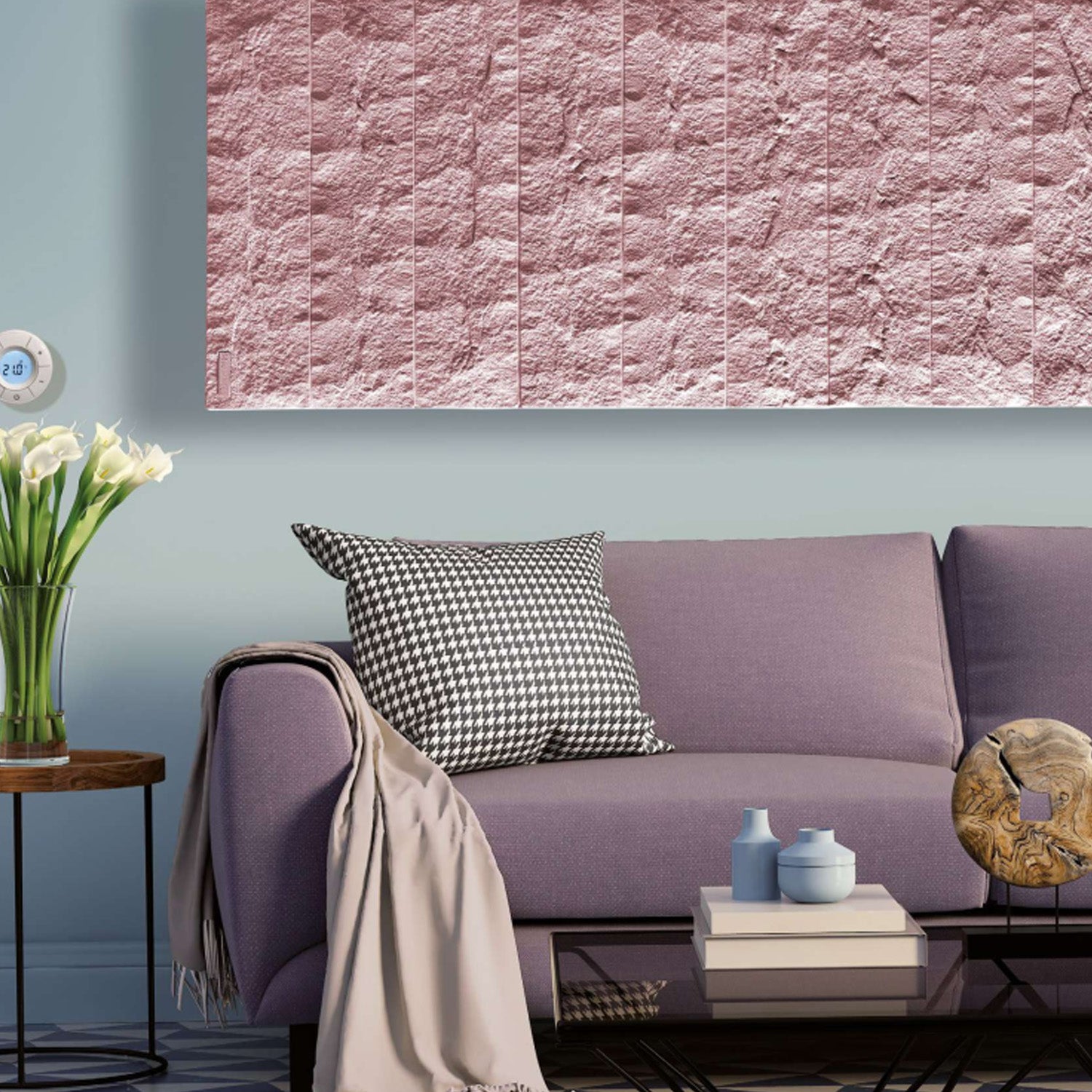 Termoarredo a piastra modello Toscana 86x55 cm interasse 5 cm - Bianco by CeramicStore | Lo specialista del tuo bagno