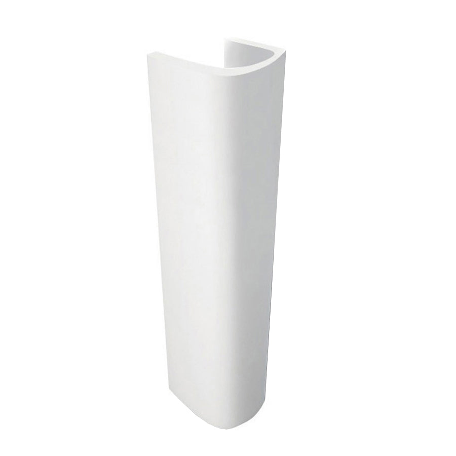 Colonna per lavabo modello Illusion di Rak Ceramics compatibile con lavabi della linea da 65-60-55. Altezza cm 74,5 by CeramicStore | Lo specialista del tuo bagno
