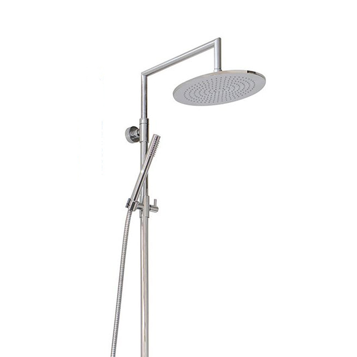 Colonna doccia tonda 2,4cm con soffione Linz e deviatore MX3C by CeramicStore | Lo specialista del tuo bagno