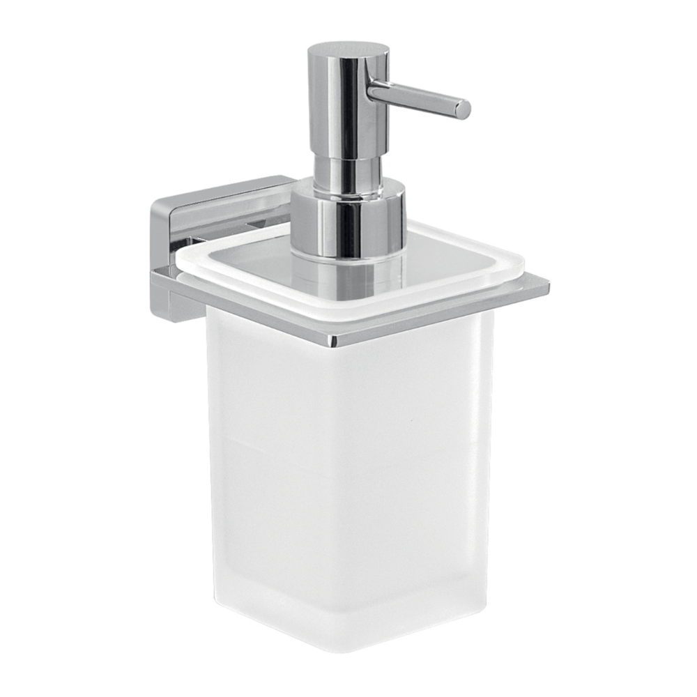 Dosasapone a parete con erogatore in Cromall Gedy modello Atena - Cromato by CeramicStore | Lo specialista del tuo bagno