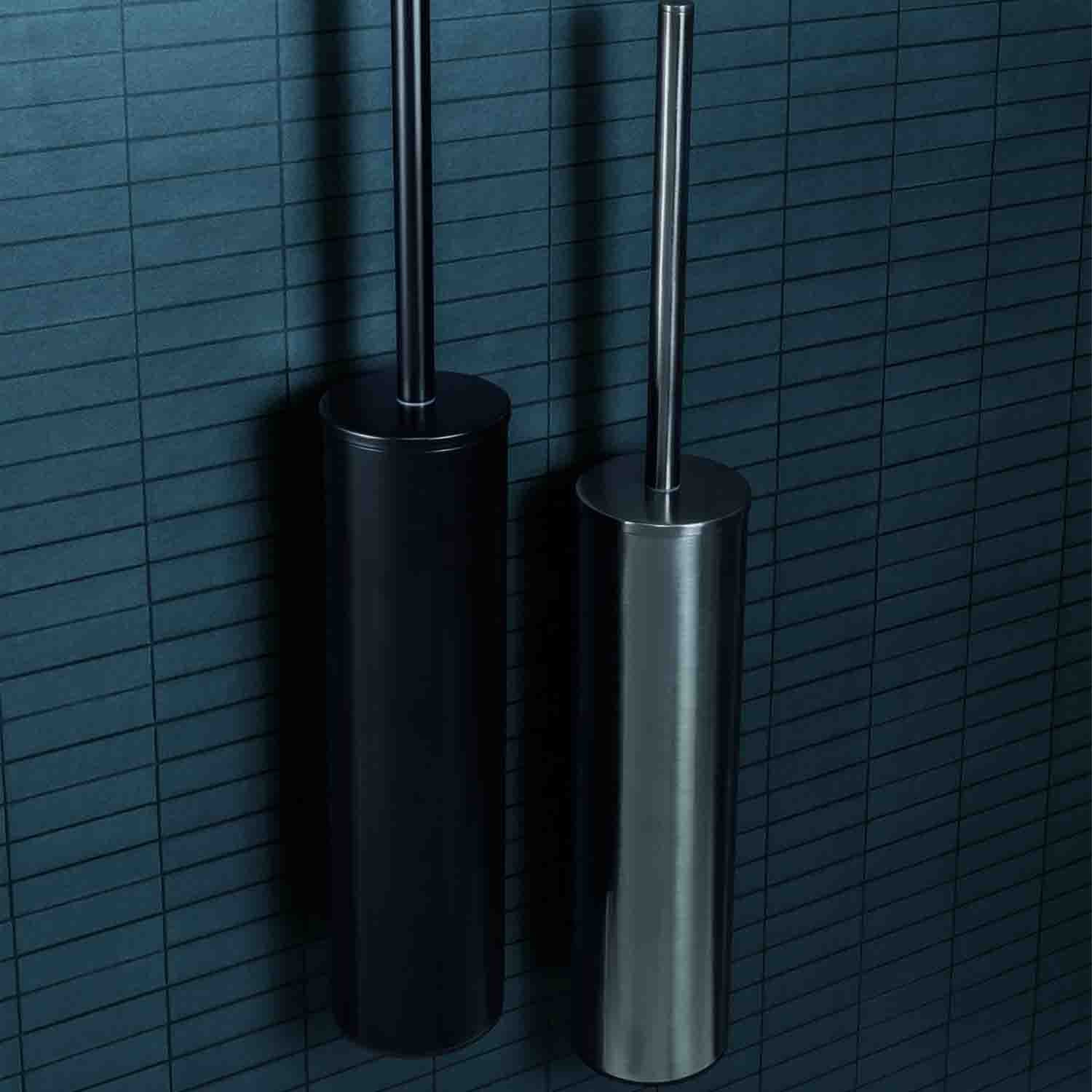 Porta scopino in ottone cromato Colombo Design collezione Mini Con fissaggio a tassello by CeramicStore | Lo specialista del tuo bagno