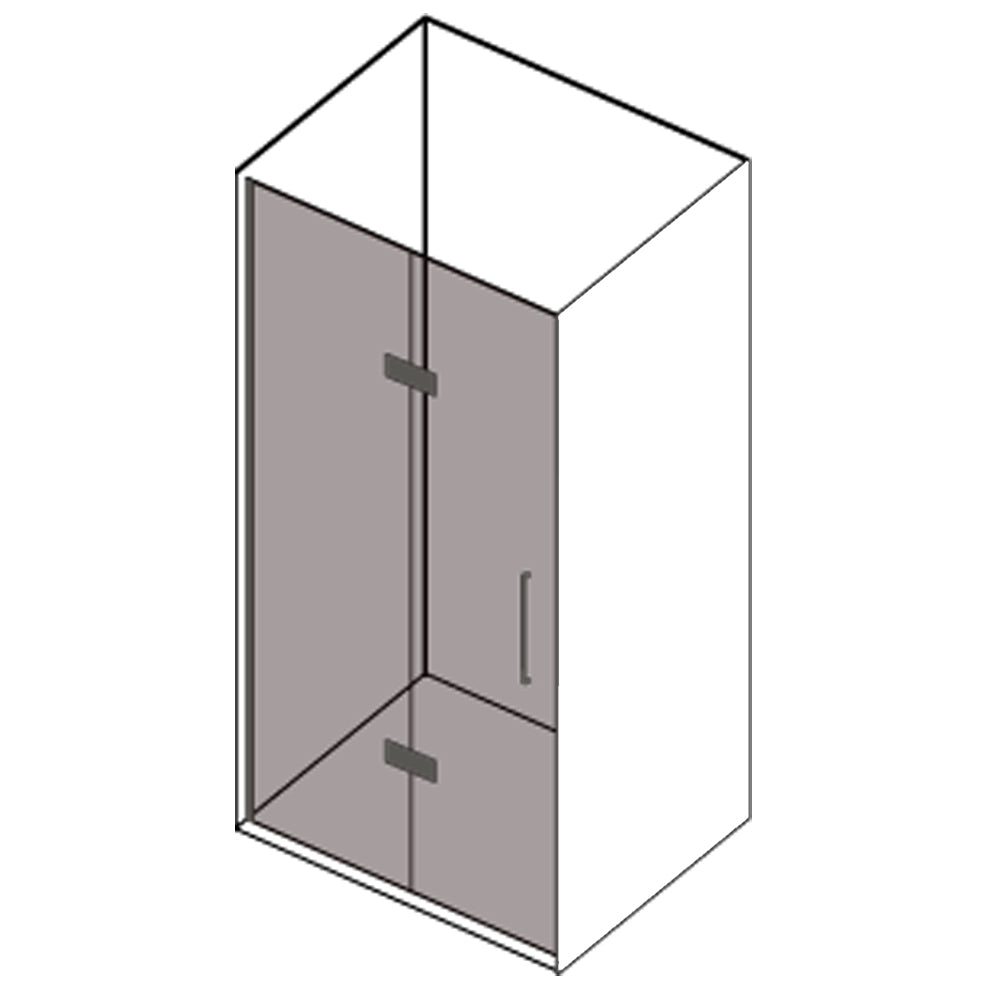 Porta doccia a soffietto apertura sinistra cm 90 modello Beauty in cristallo temperato mm 8 by CeramicStore | Lo specialista del tuo bagno