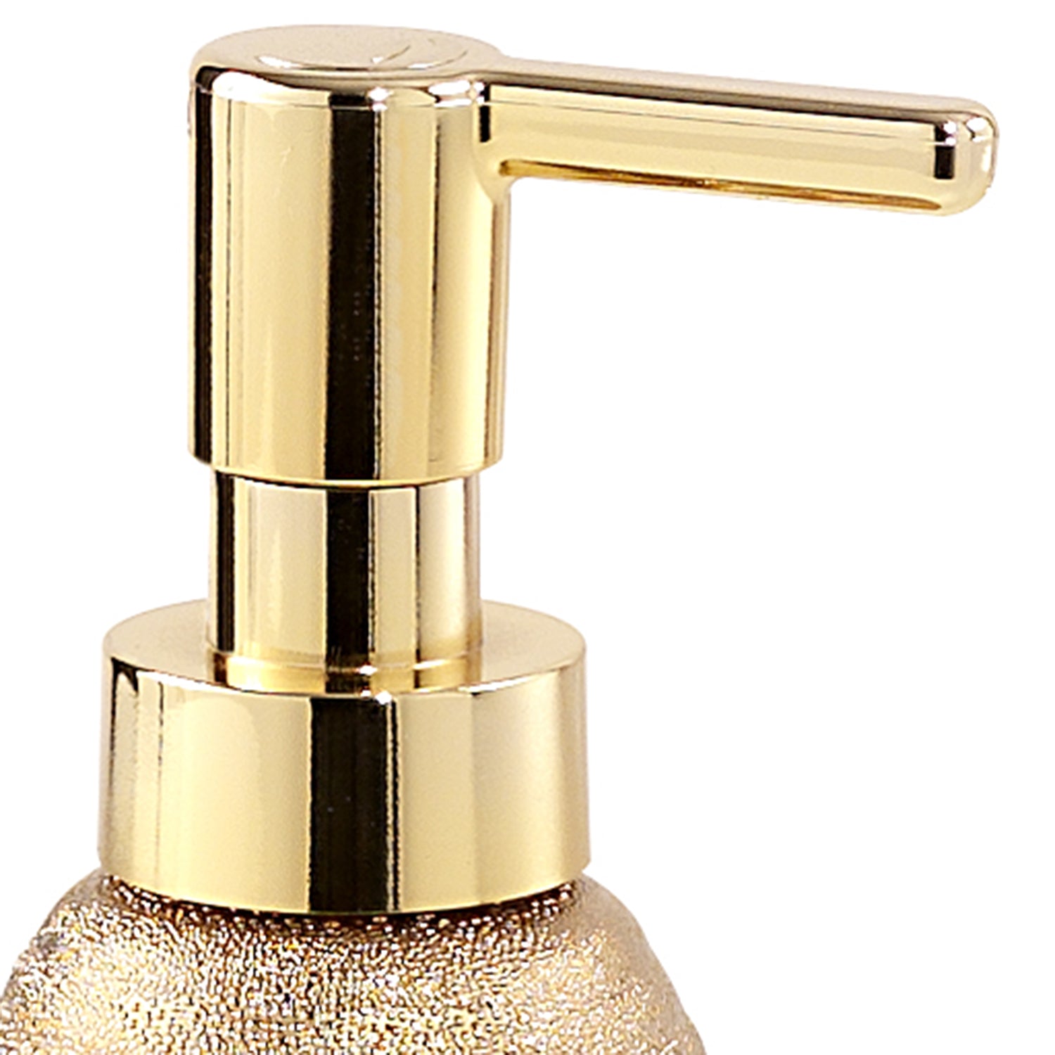 Dispenser sapone da appoggio in ceramica con erogatore Gedy modello Astrid - Oro