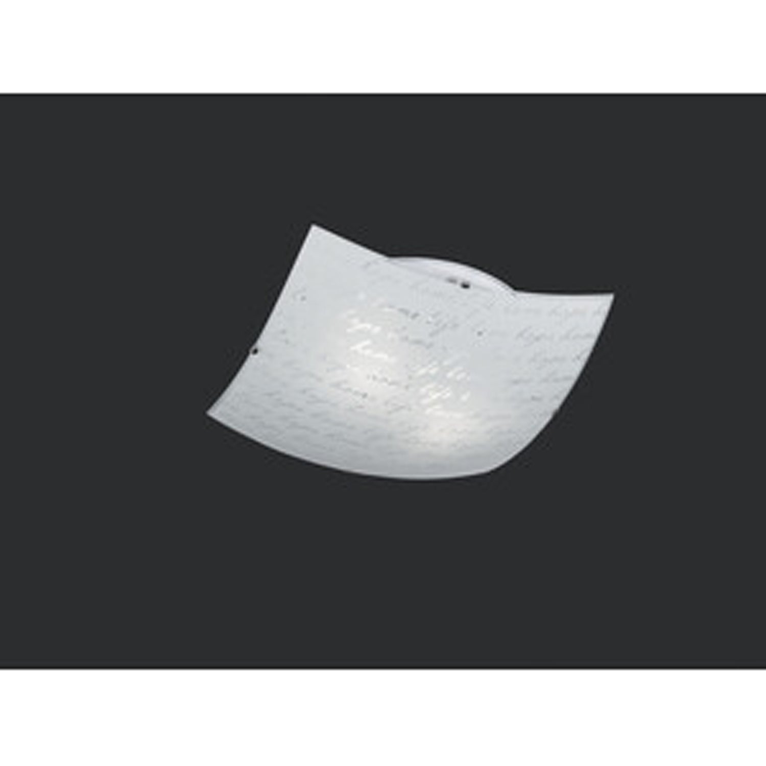 Plafoniera Signa 40x40 cm con decoro Firma - Bianco by CeramicStore | Lo specialista del tuo bagno