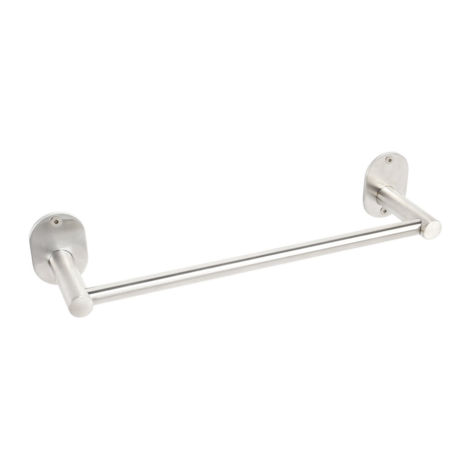 Porta asciugamani in acciaio inox spazzolato, fissaggio con viti incluse o colla linea Blizz Metaform cm 50 by CeramicStore | Lo specialista del tuo bagno