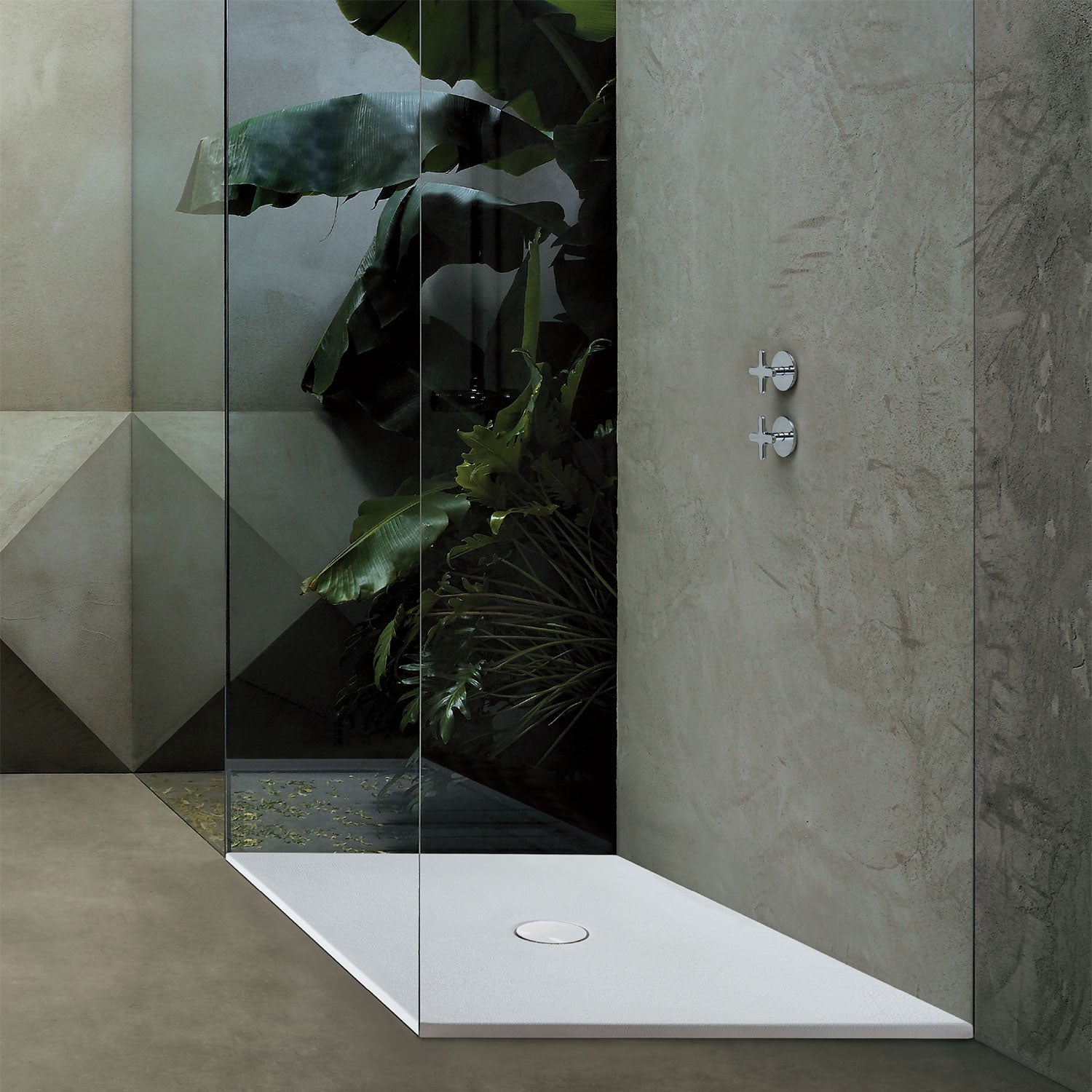 Piatto Doccia in ceramica 100X70 cm h3 modello Uniko - Ceramica Azzurra