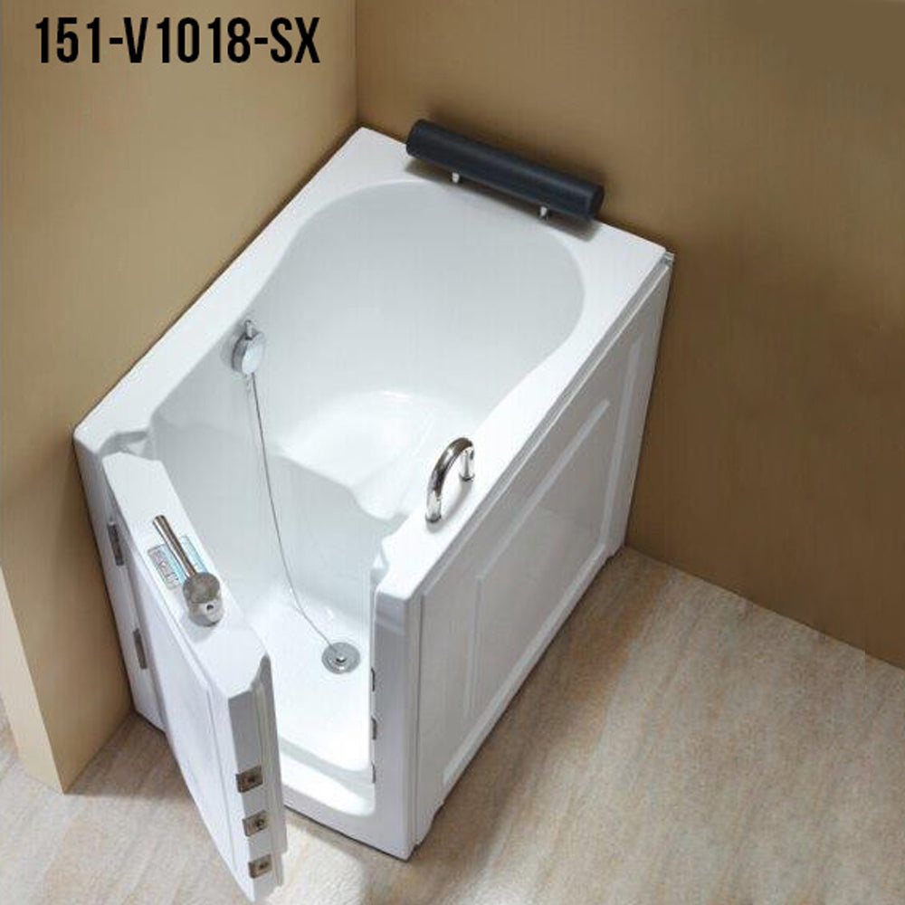 Vasca per anziani modello Light Blue 1015x720x1000 mm apertura a SINISTRA by CeramicStore | Lo specialista del tuo bagno