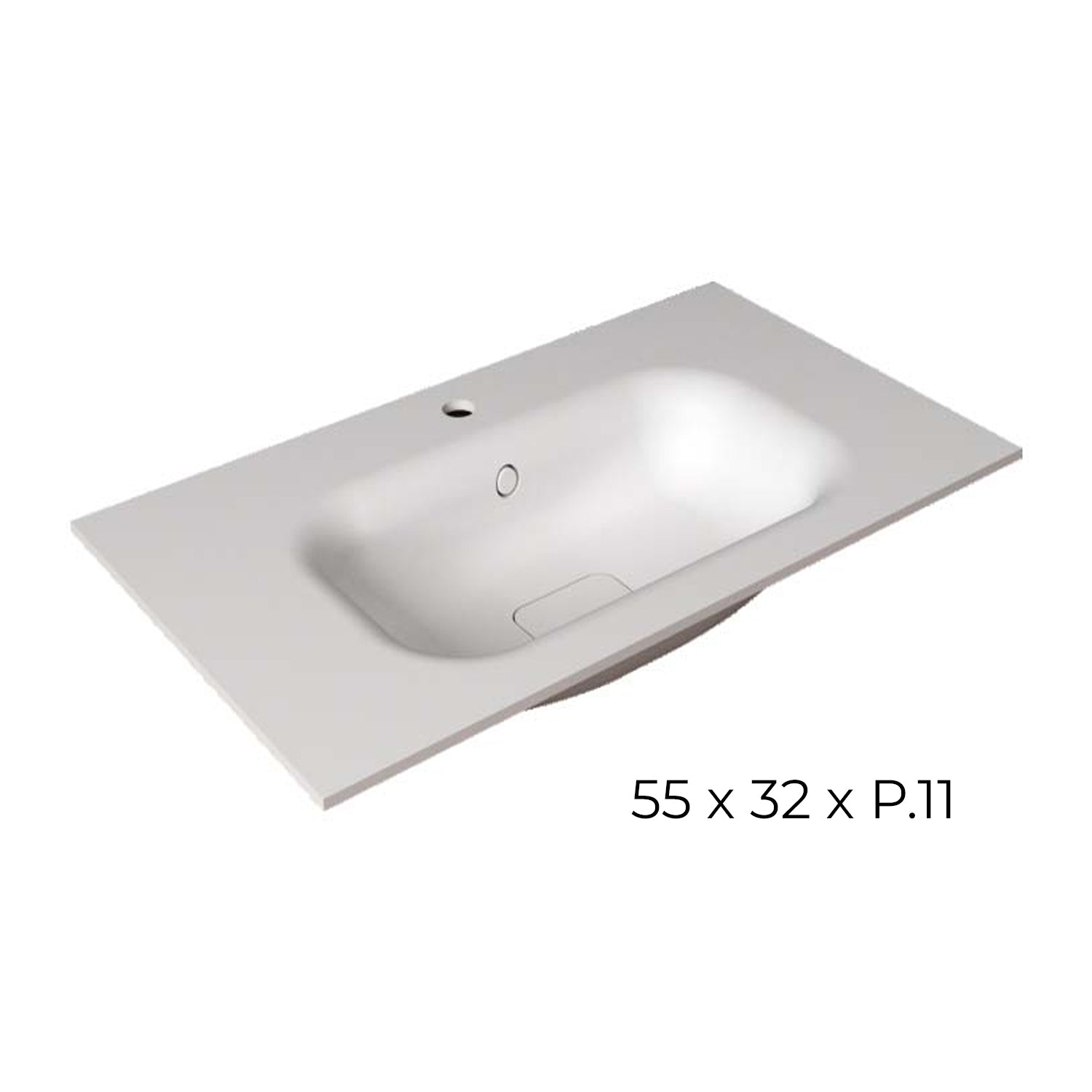 Composizione bagno sospesa con lavabo, specchio e pensili 120+70x200hx46 cm PIX1 by CeramicStore | Lo specialista del tuo bagno