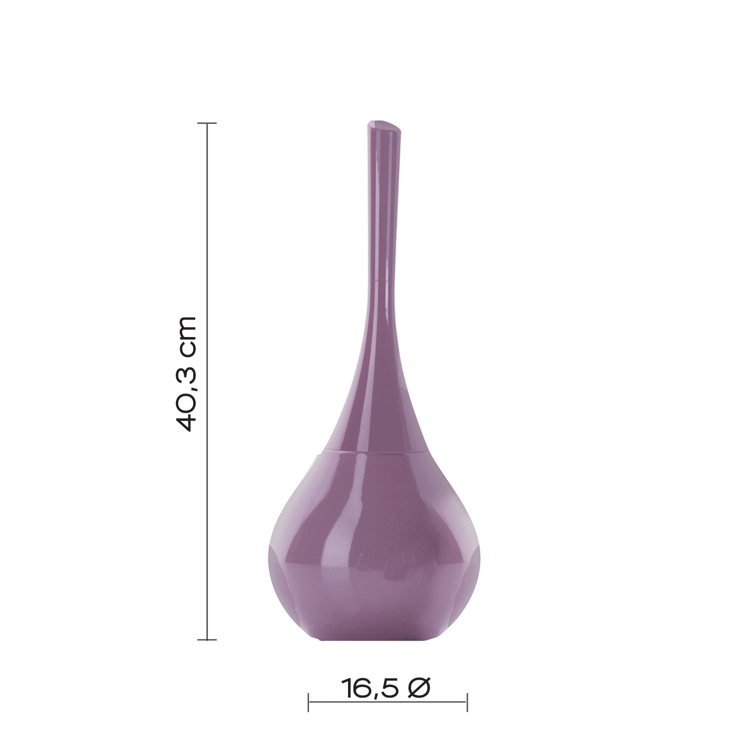 Scopino wc in ceramica Gedy modello Azalea - Lilla by CeramicStore | Lo specialista del tuo bagno