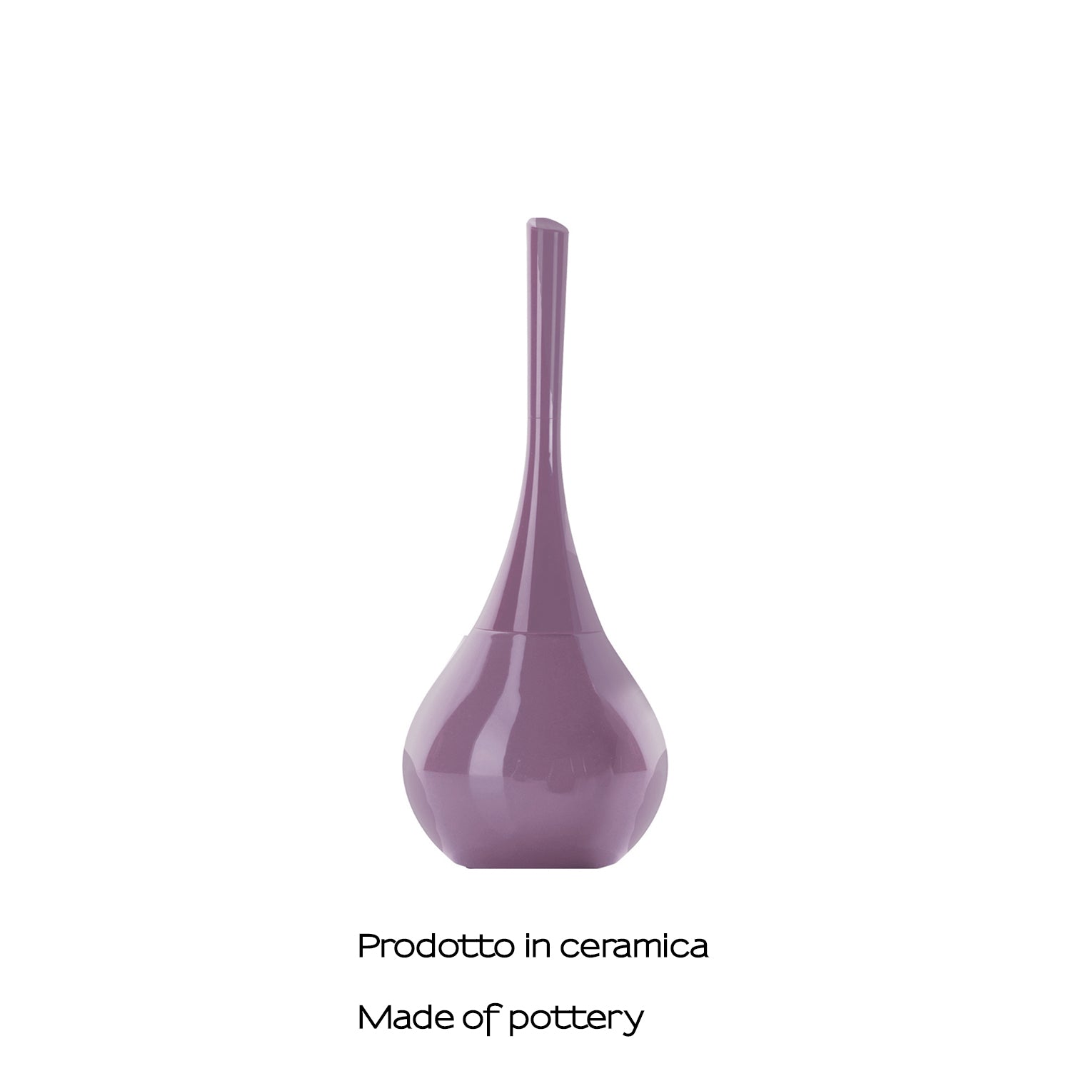 Scopino wc in ceramica Gedy modello Azalea - Lilla by CeramicStore | Lo specialista del tuo bagno