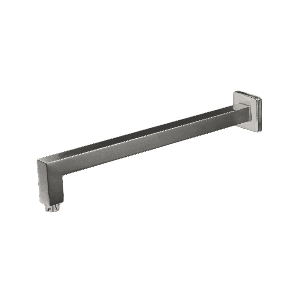 Braccio doccia in ottone quadro cm 40 Nichel Spazzolato opaco by CeramicStore | Lo specialista del tuo bagno