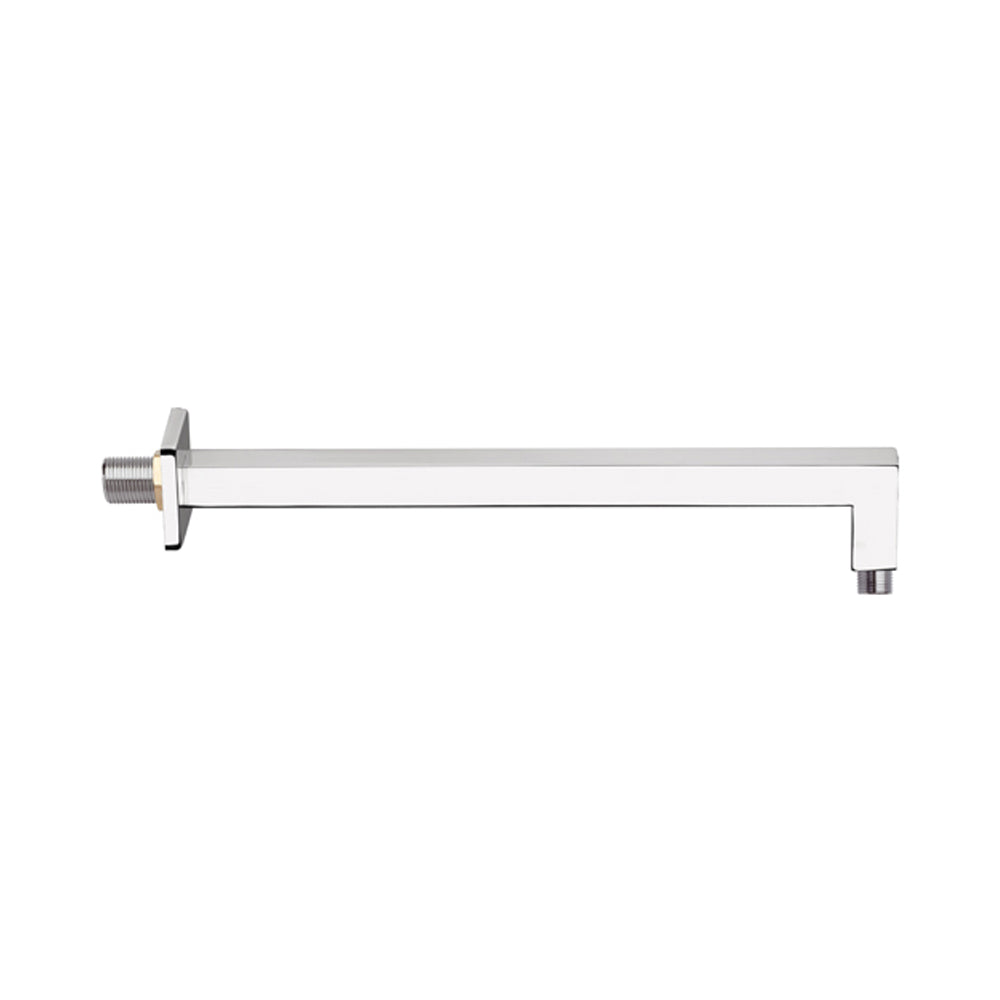Braccio doccia in ottone quadro cm 30 cromato lucido by CeramicStore | Lo specialista del tuo bagno