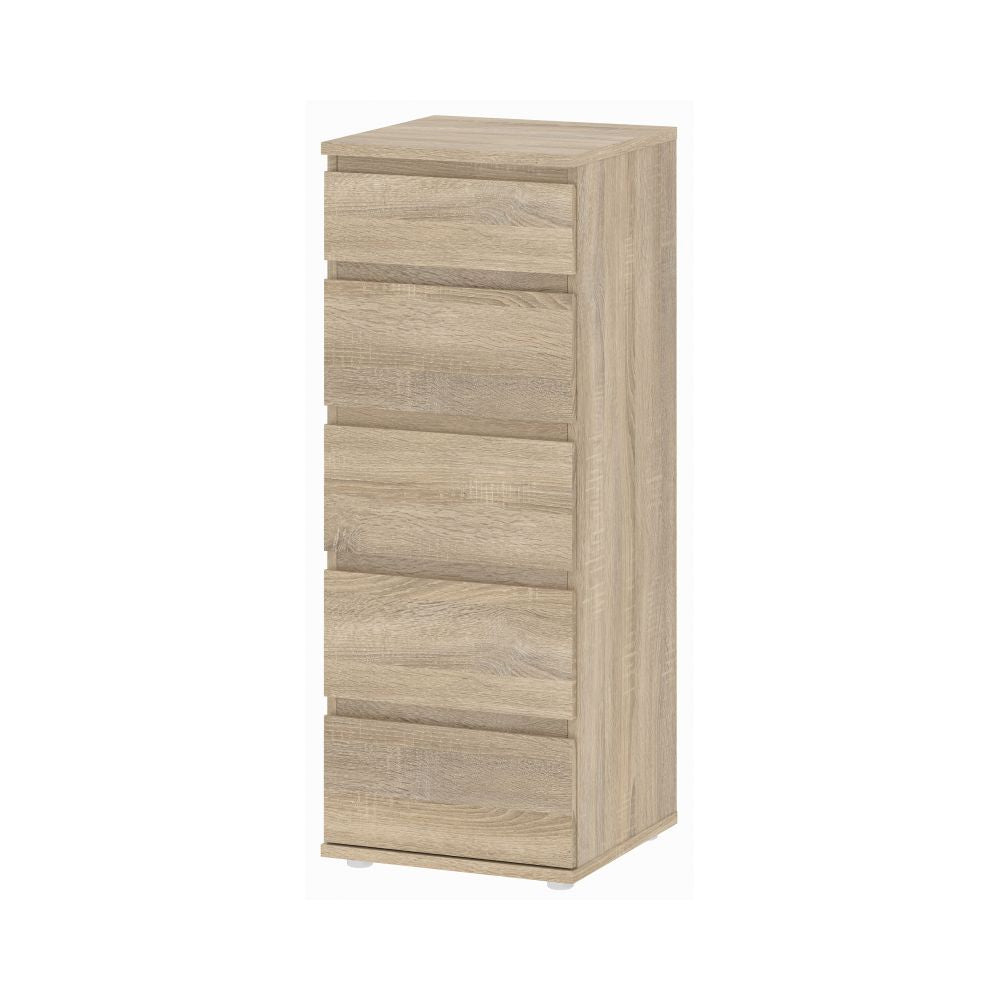 Cassettiera Cubi&Co Nova con 5 cassetti - Rovere by CeramicStore | Lo specialista del tuo bagno