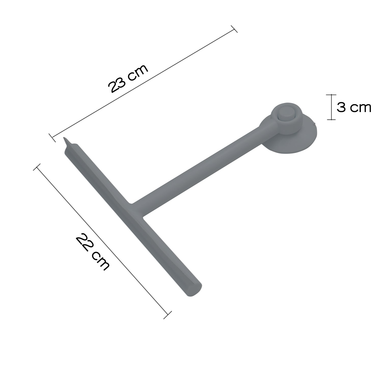 Tergivetro Gummy in resina termoplastica di Gedy - Grigio by CeramicStore | Lo specialista del tuo bagno