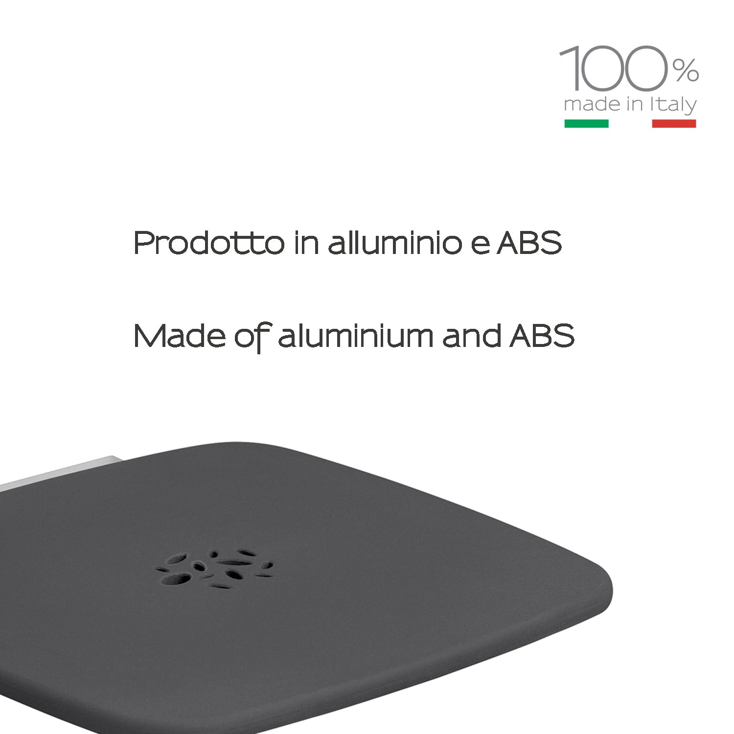 Sedile ribaltabile per doccia modello Prima Classe di Gedy - Antracite by CeramicStore | Lo specialista del tuo bagno