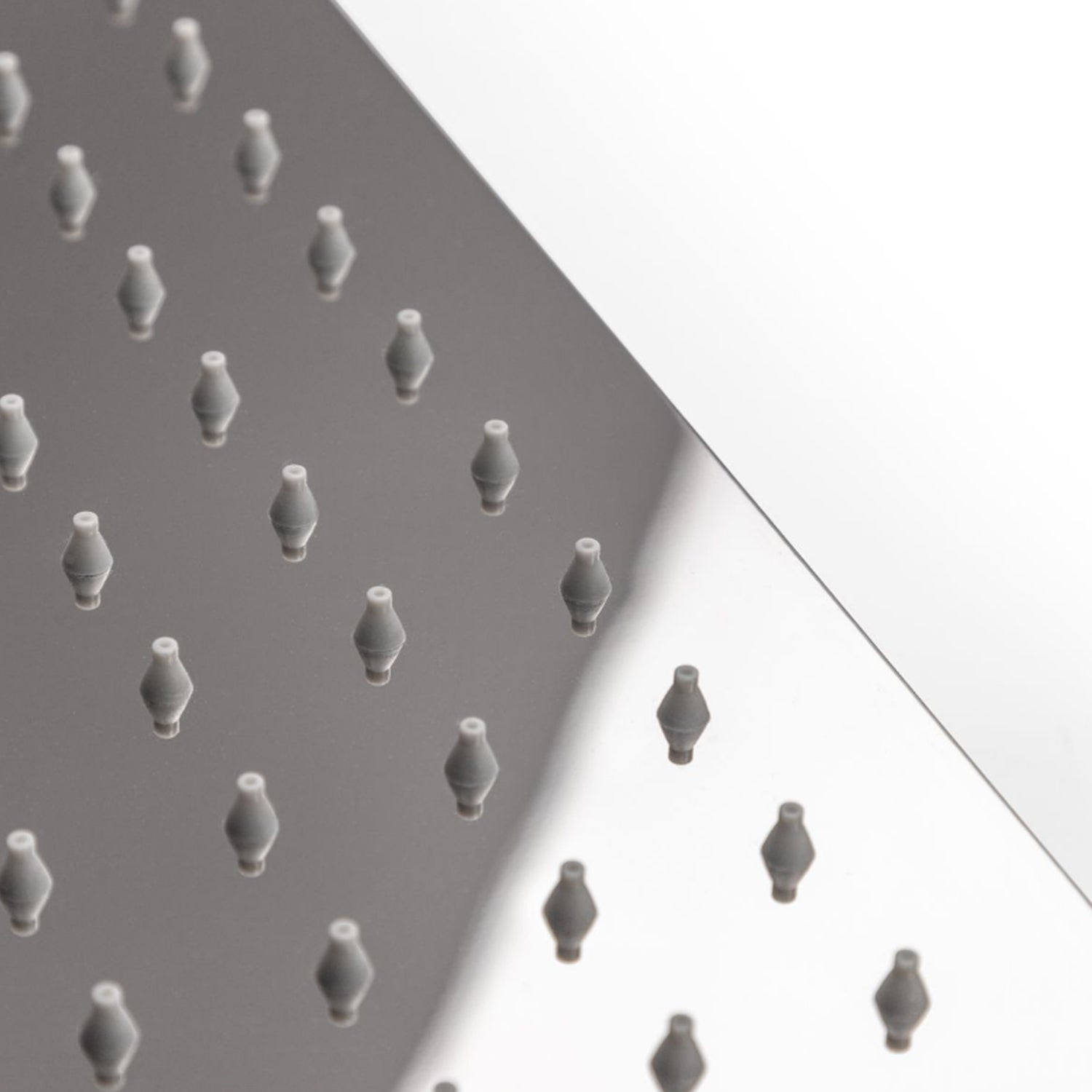 Soffione quadro modello Don 30x30 cm inox cromato Collezione Premium Shower by CeramicStore | Lo specialista del tuo bagno