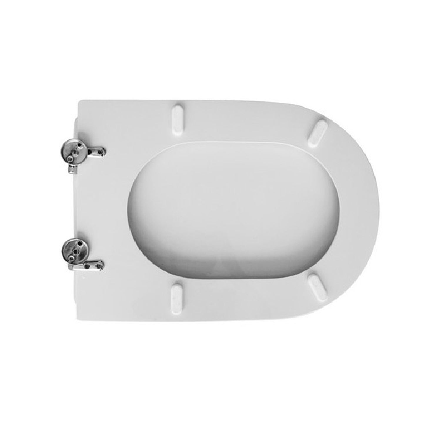 Sedile wc per Galvit vaso Mirò con cerniere regolabili - Bianco