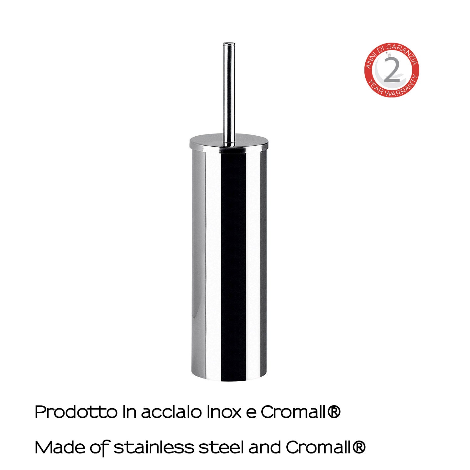 Scopino in Acciaio Inox Genziana di Gedy - Cromato by CeramicStore | Lo specialista del tuo bagno