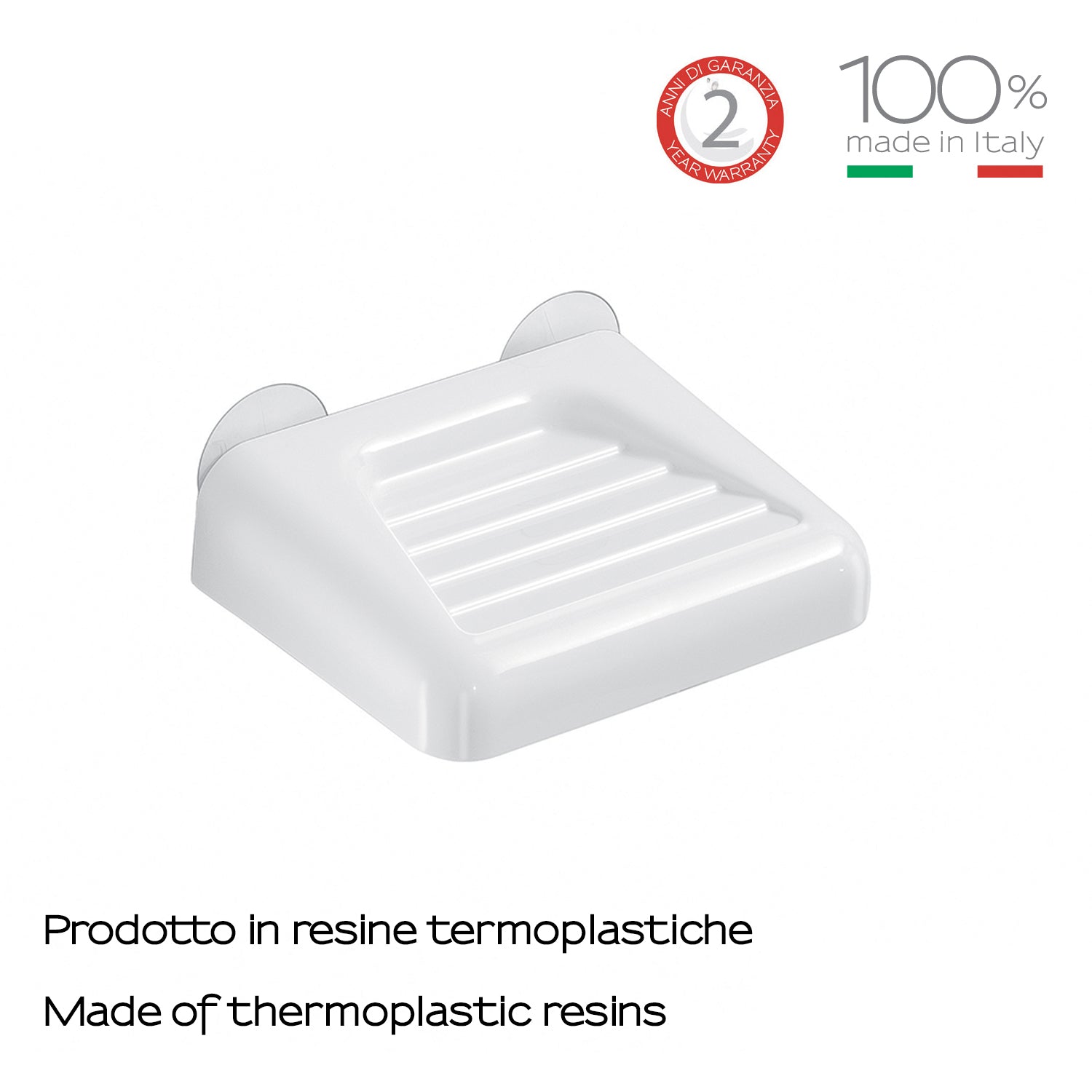 Portasapone di Gedy serie Junior - Bianco by CeramicStore | Lo specialista del tuo bagno