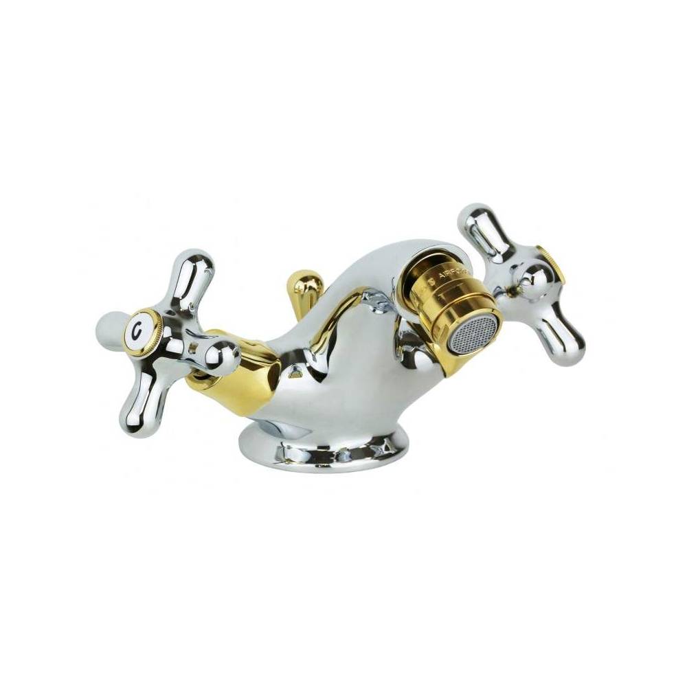 Rubinetto monoforo bidet con scarico serie Iris modello IRV125CO cromato oro Paffoni by CeramicStore | Lo specialista del tuo bagno