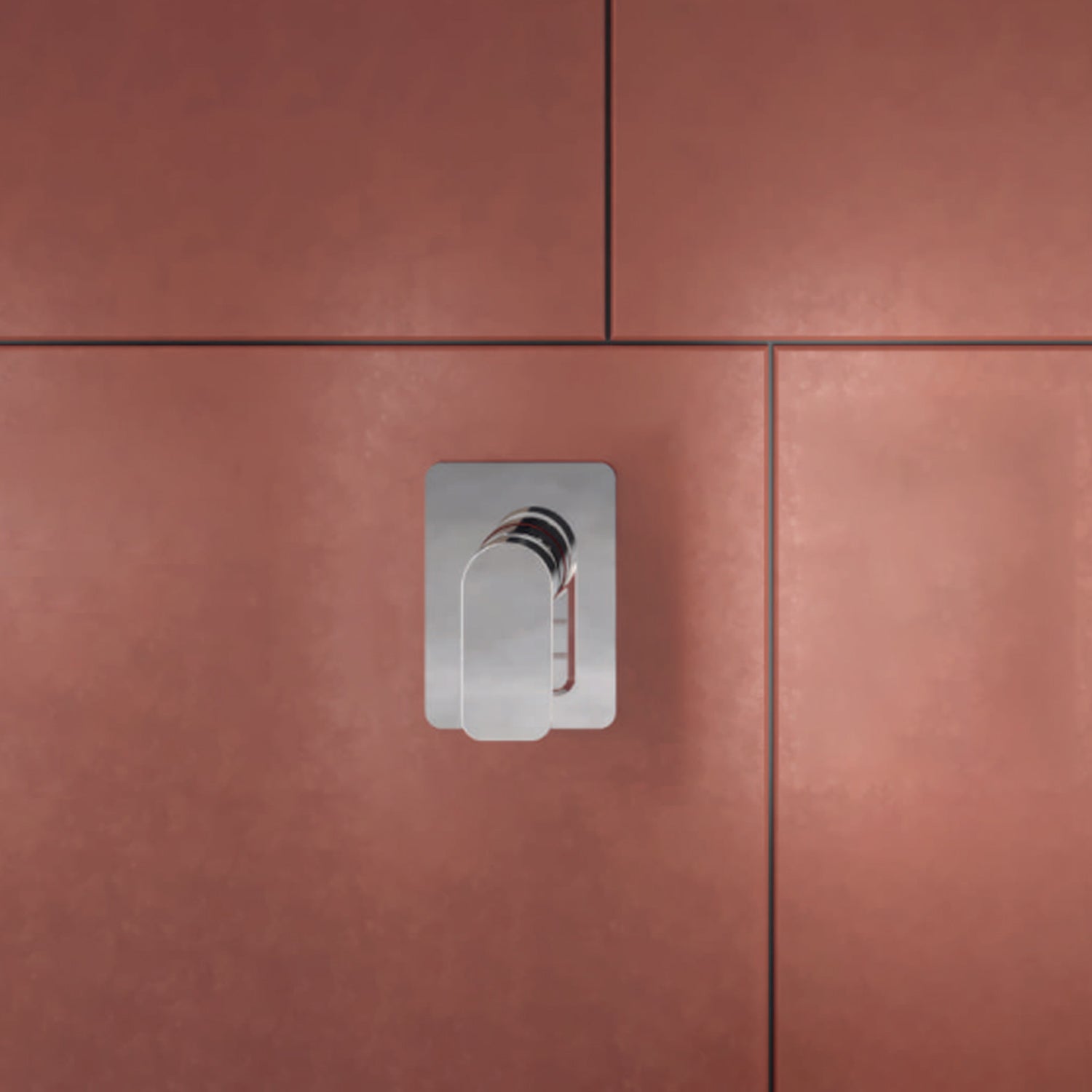 Miscelatore monocomando da incasso per doccia RubiFlux serie Azzurro - Satinato by CeramicStore | Lo specialista del tuo bagno