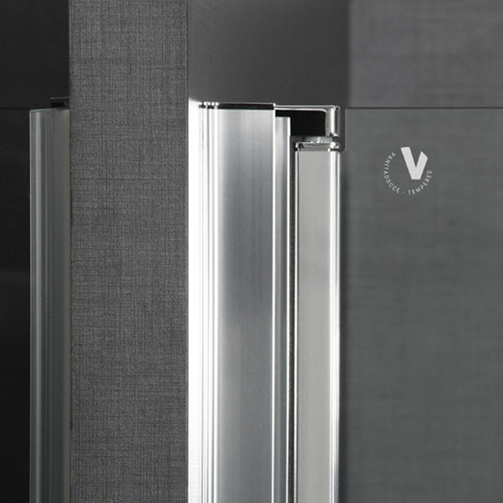 Porta doccia battente modello Ermes cm 78 in cristallo temperato mm 6 by CeramicStore | Lo specialista del tuo bagno
